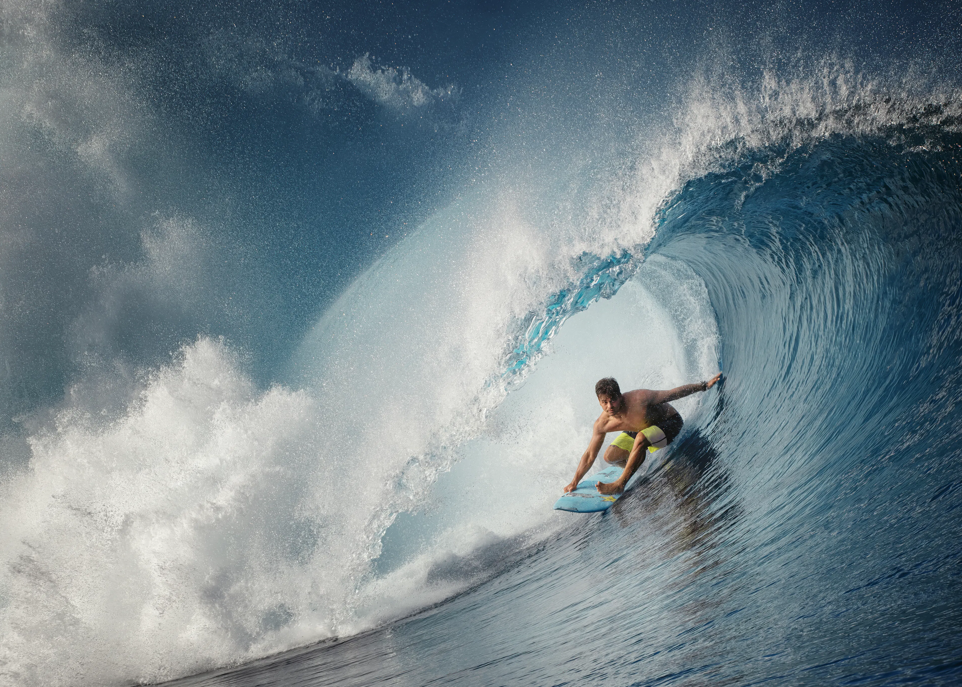 Oceaangolf Surfer Poster 0