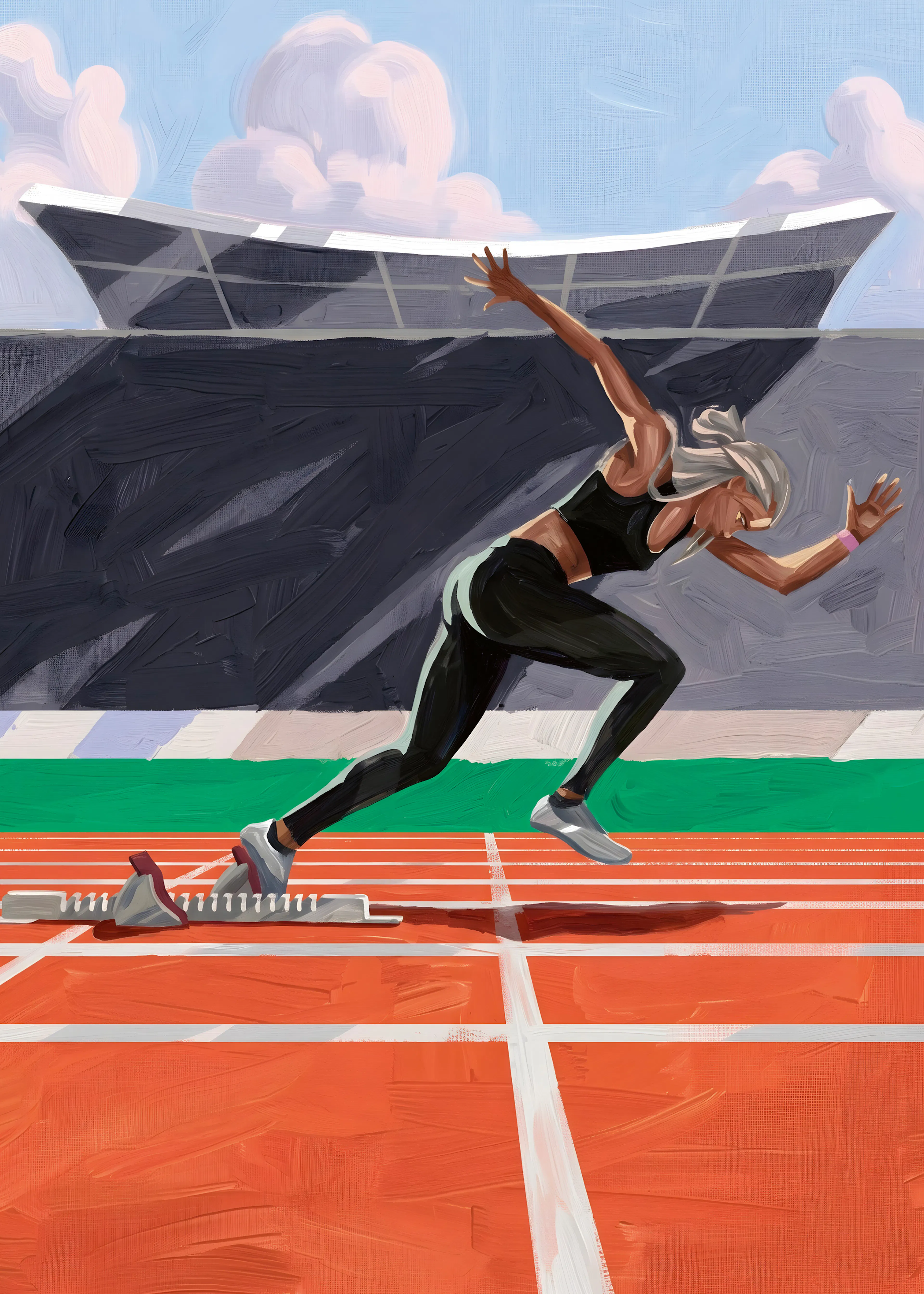 Dráhový Sprint Plakát 0