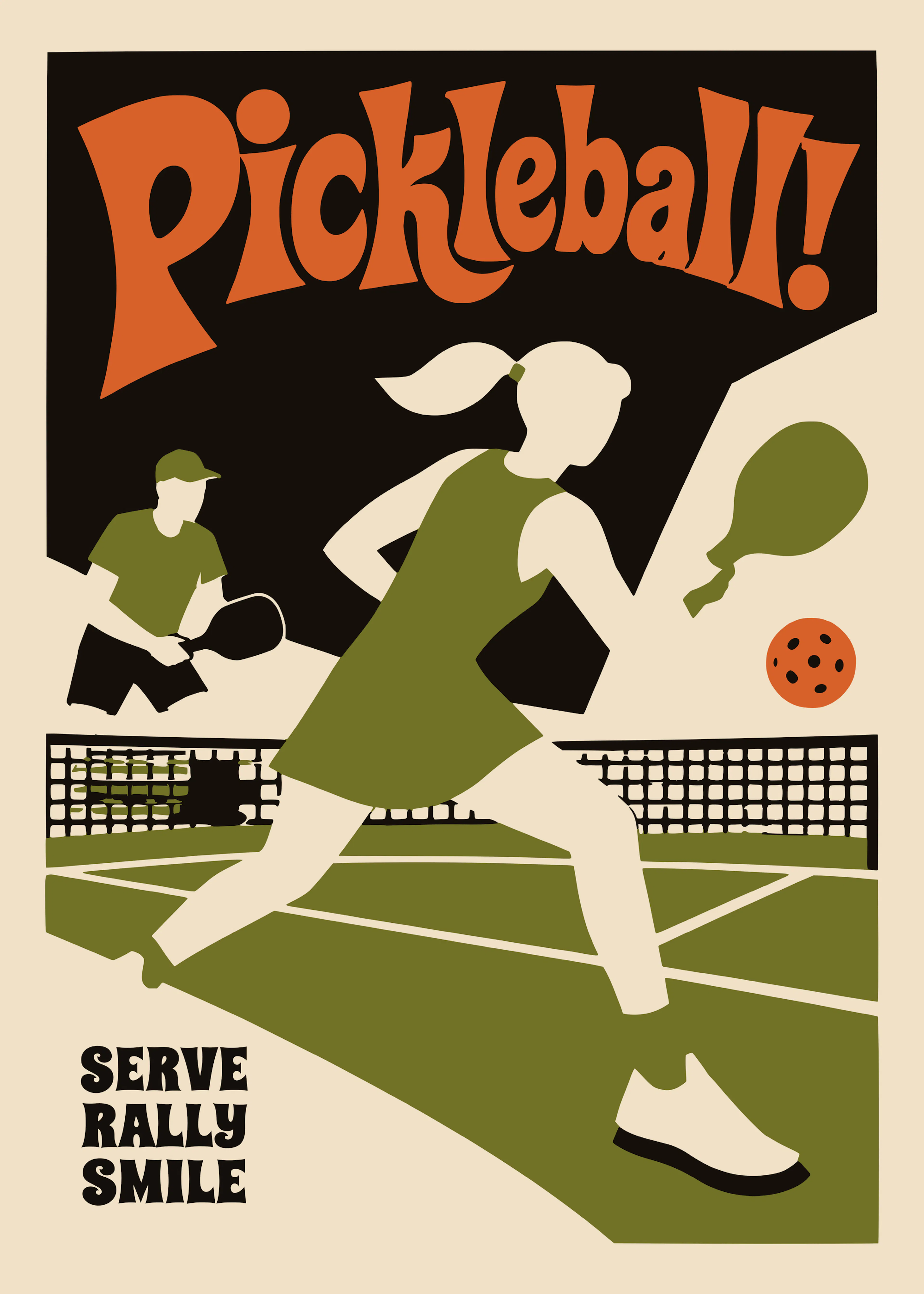 Pickleball Rally Plakat 0