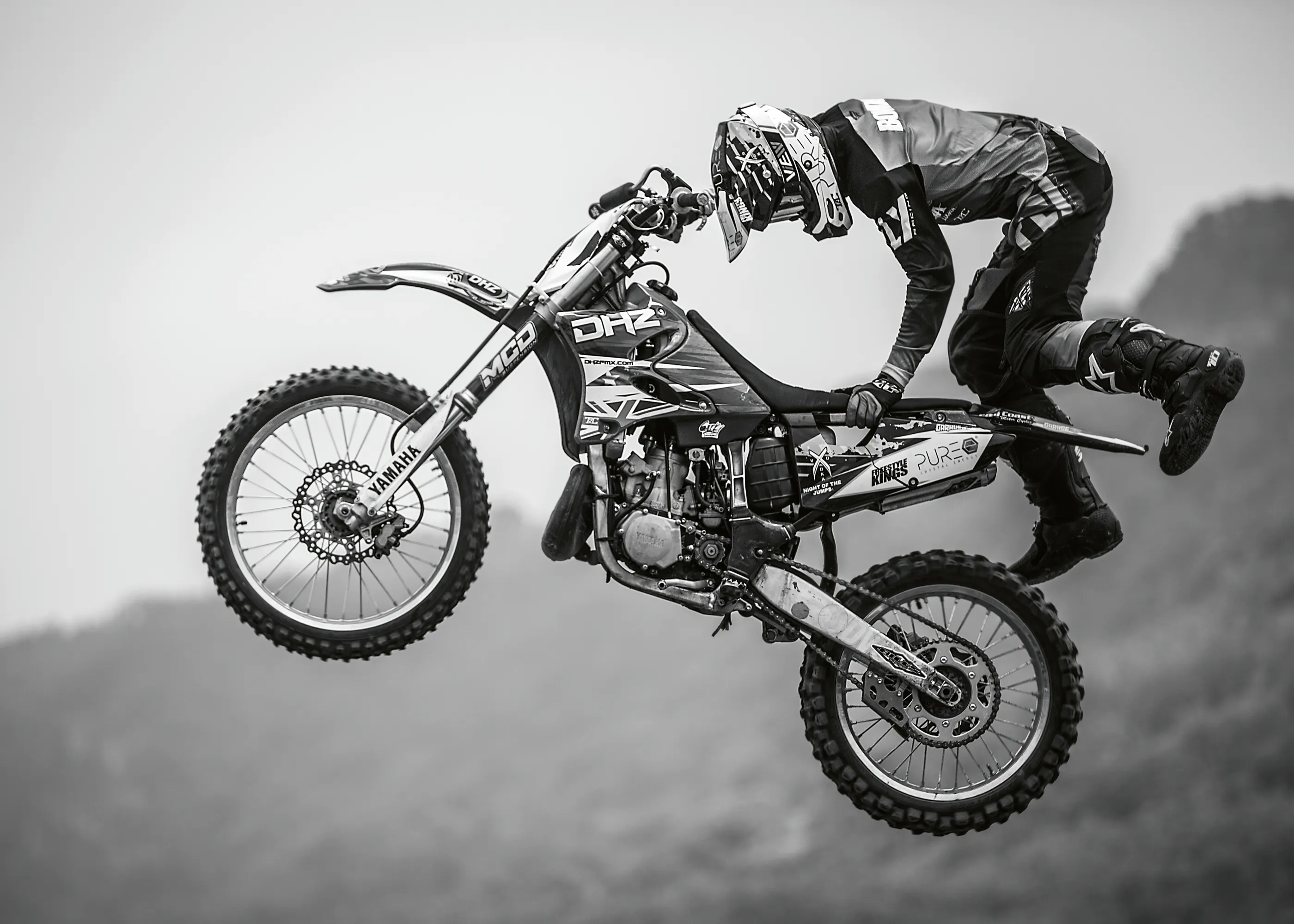 Schwarz Freestyle Motocross Poster 0