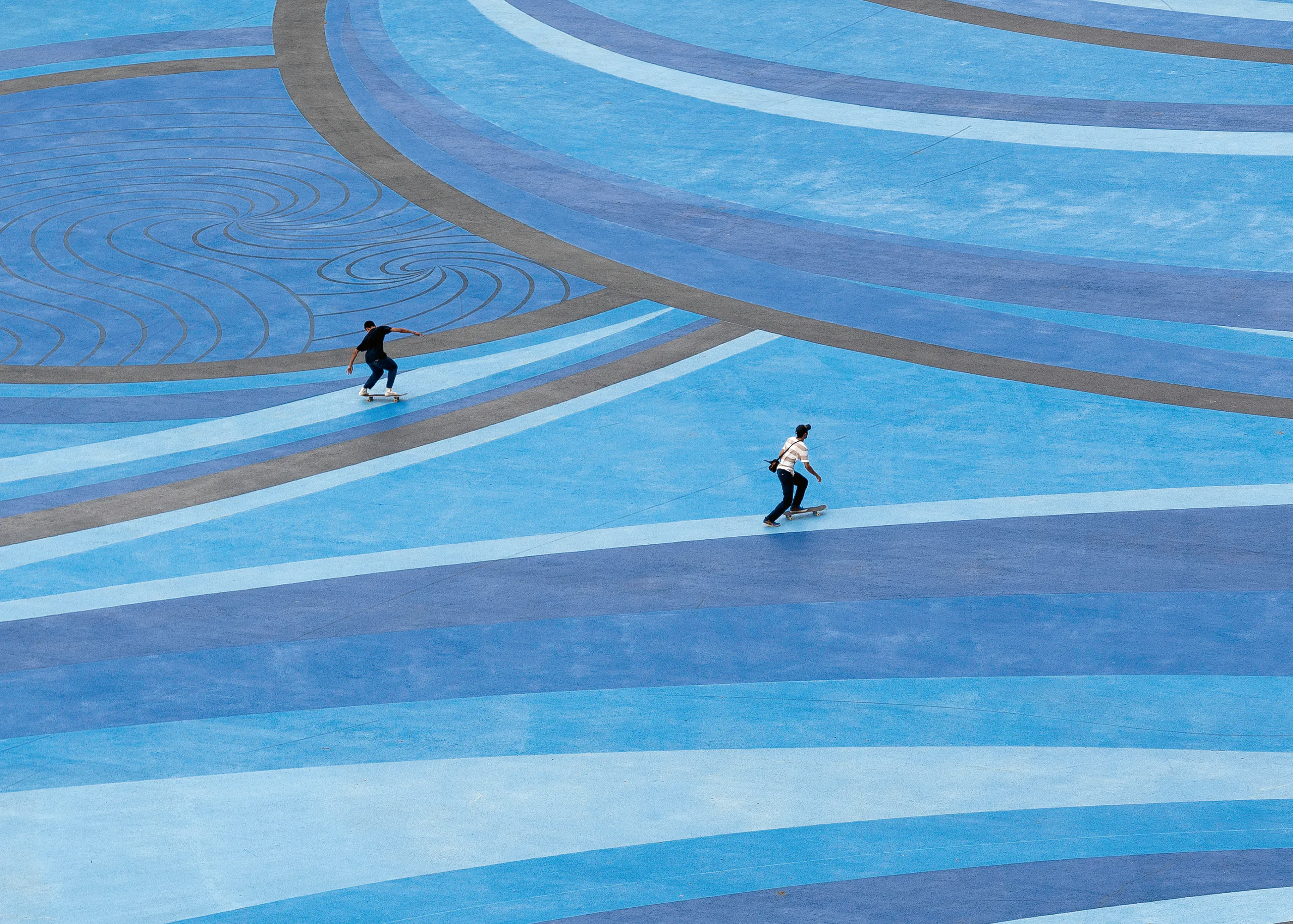 Blue Skatepark Poster 0