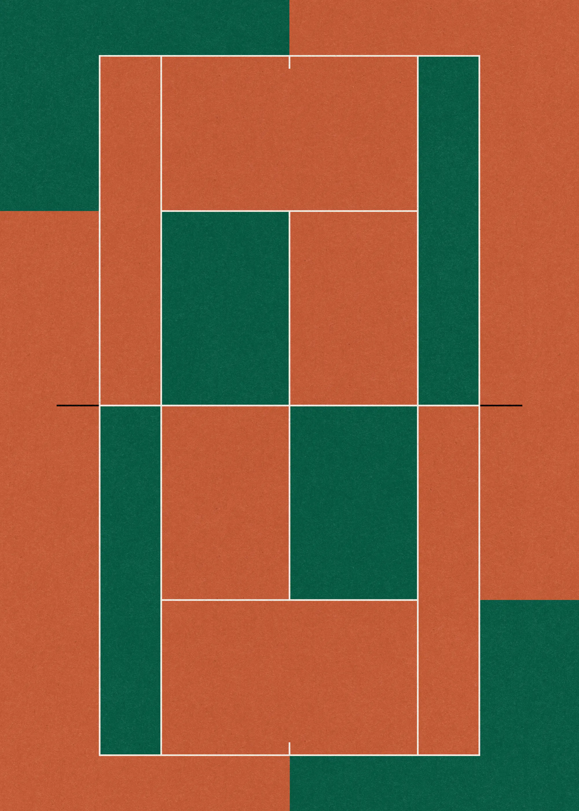 Armonia Geometrica della Foresta Poster 0