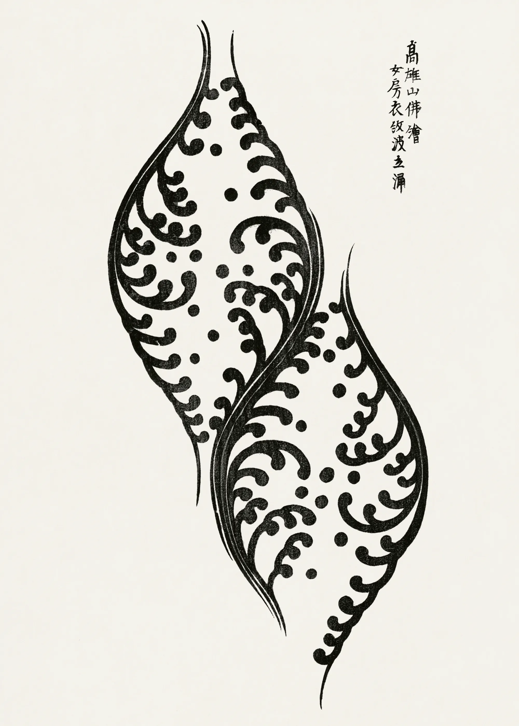Tribal Leaves Poster 0