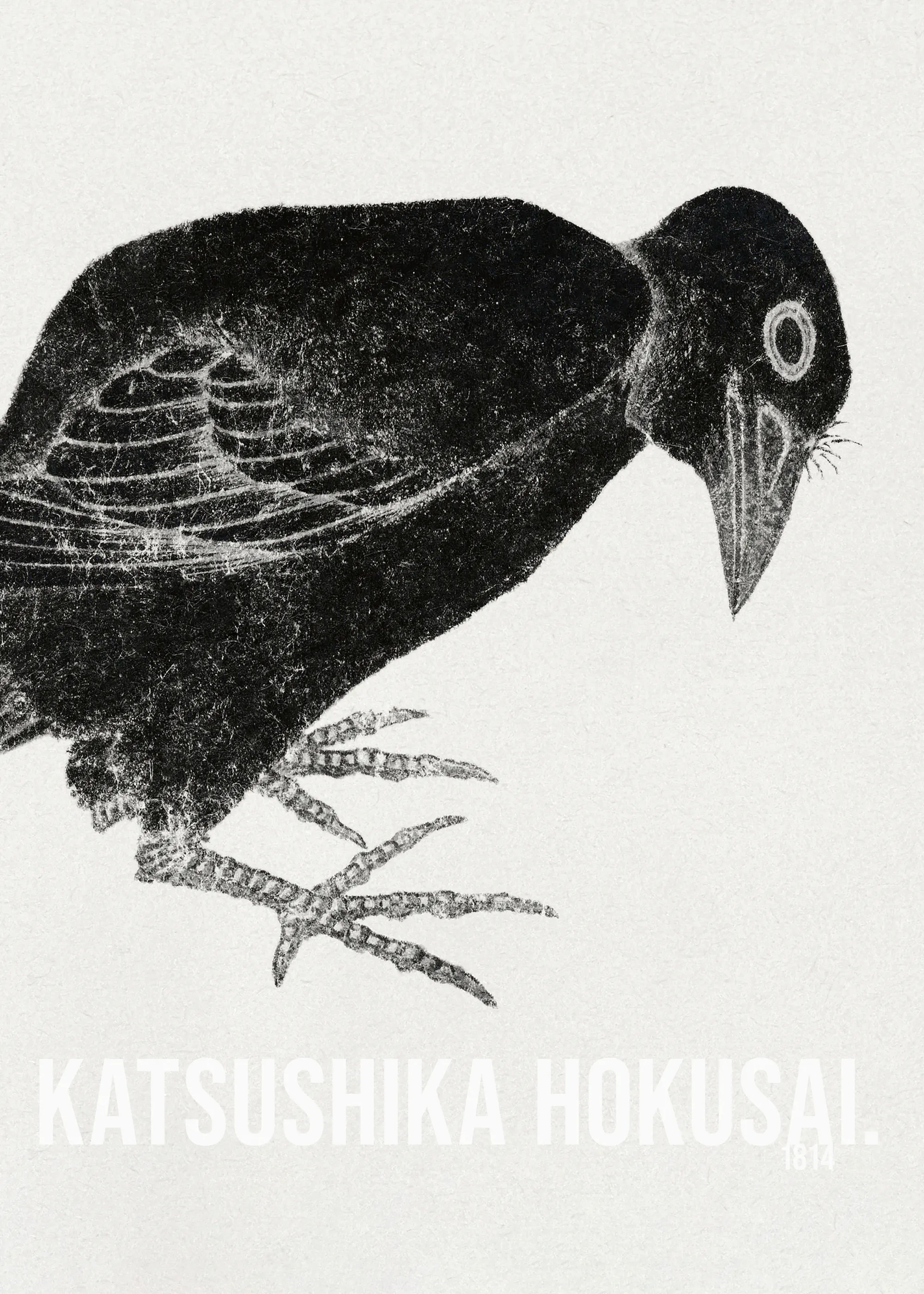 Hokusai Kraai Poster 0