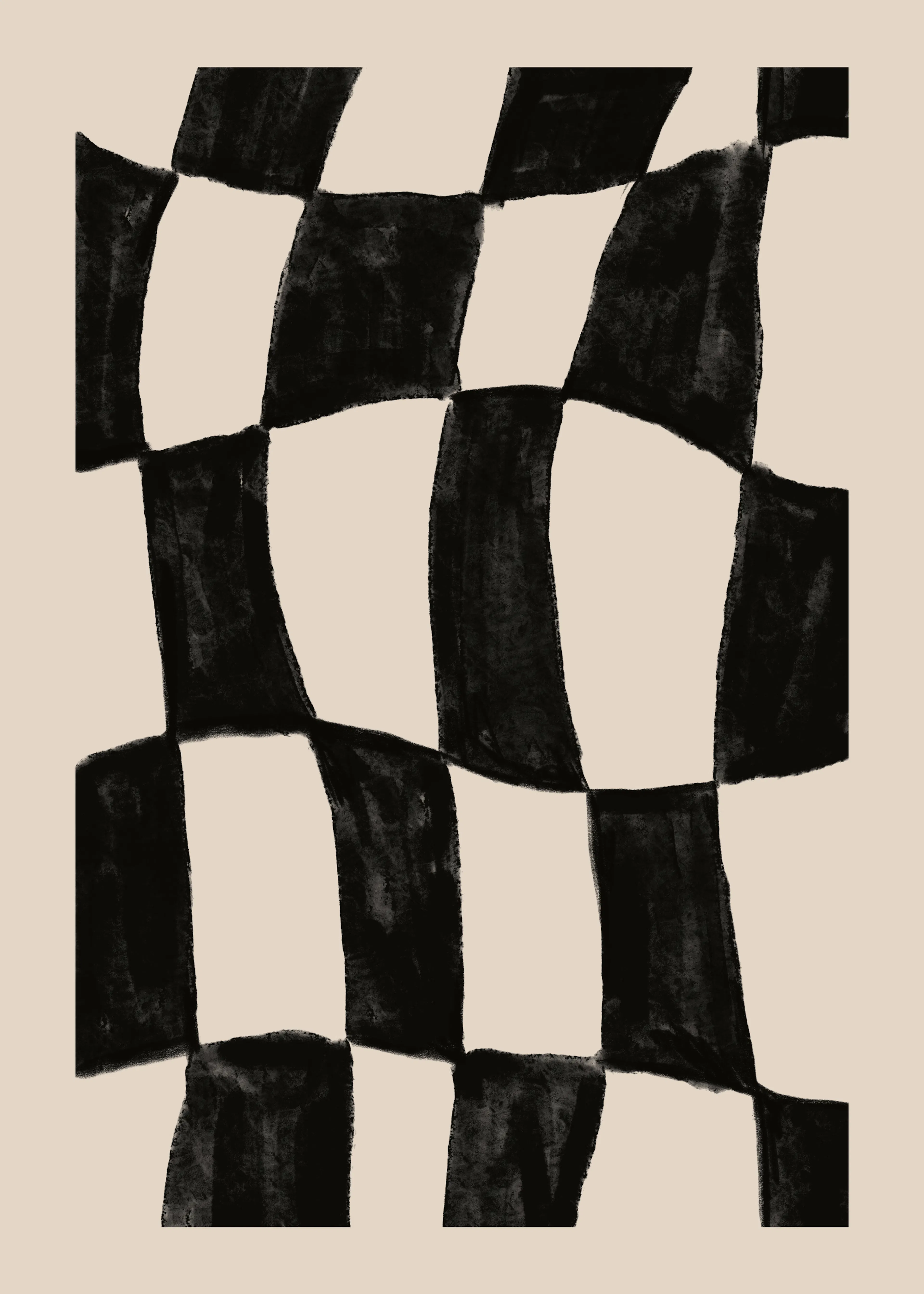 Abstrakte Karos Poster 0