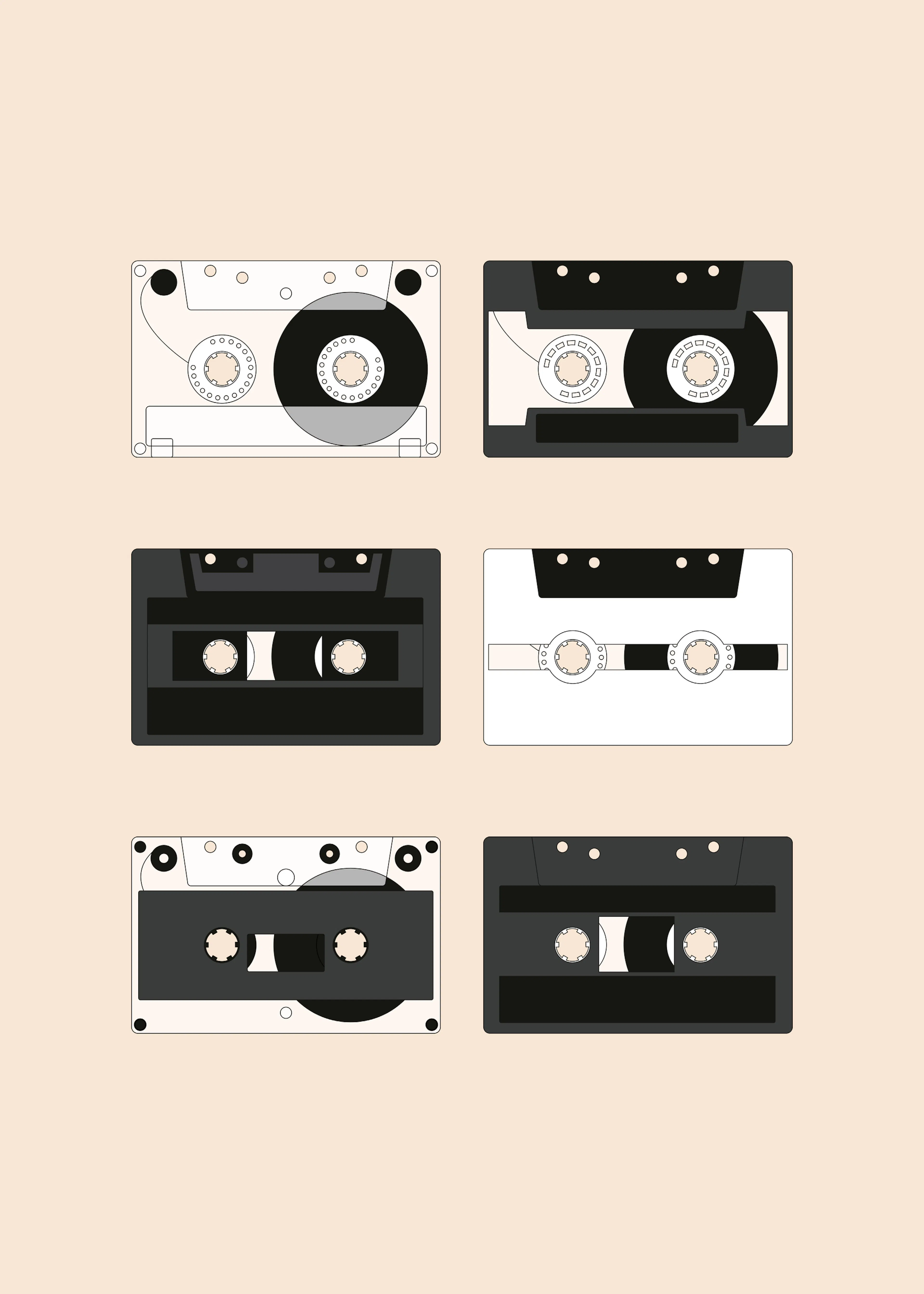 Retro Tapes Poster 0