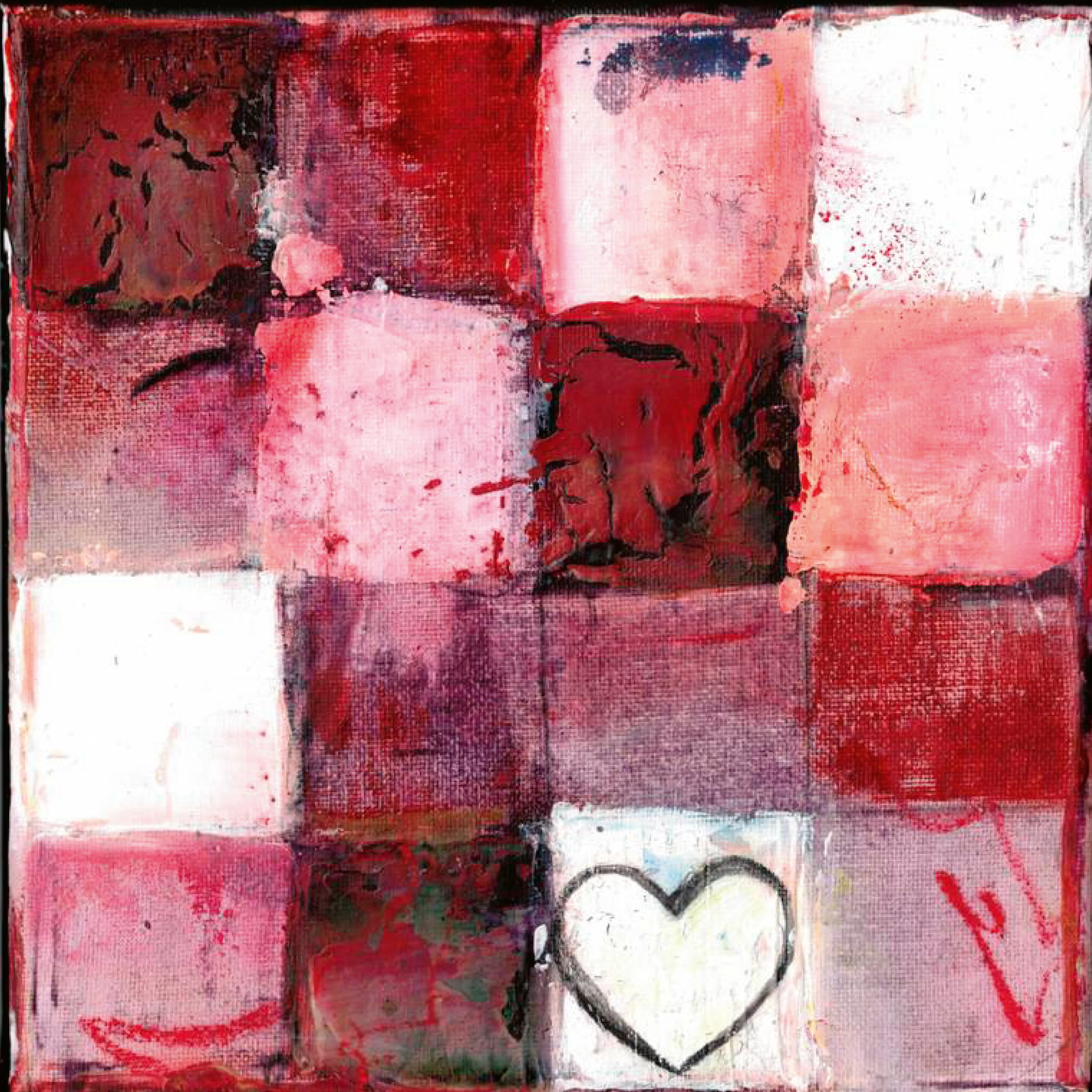 Heart Mosaic Poster 0