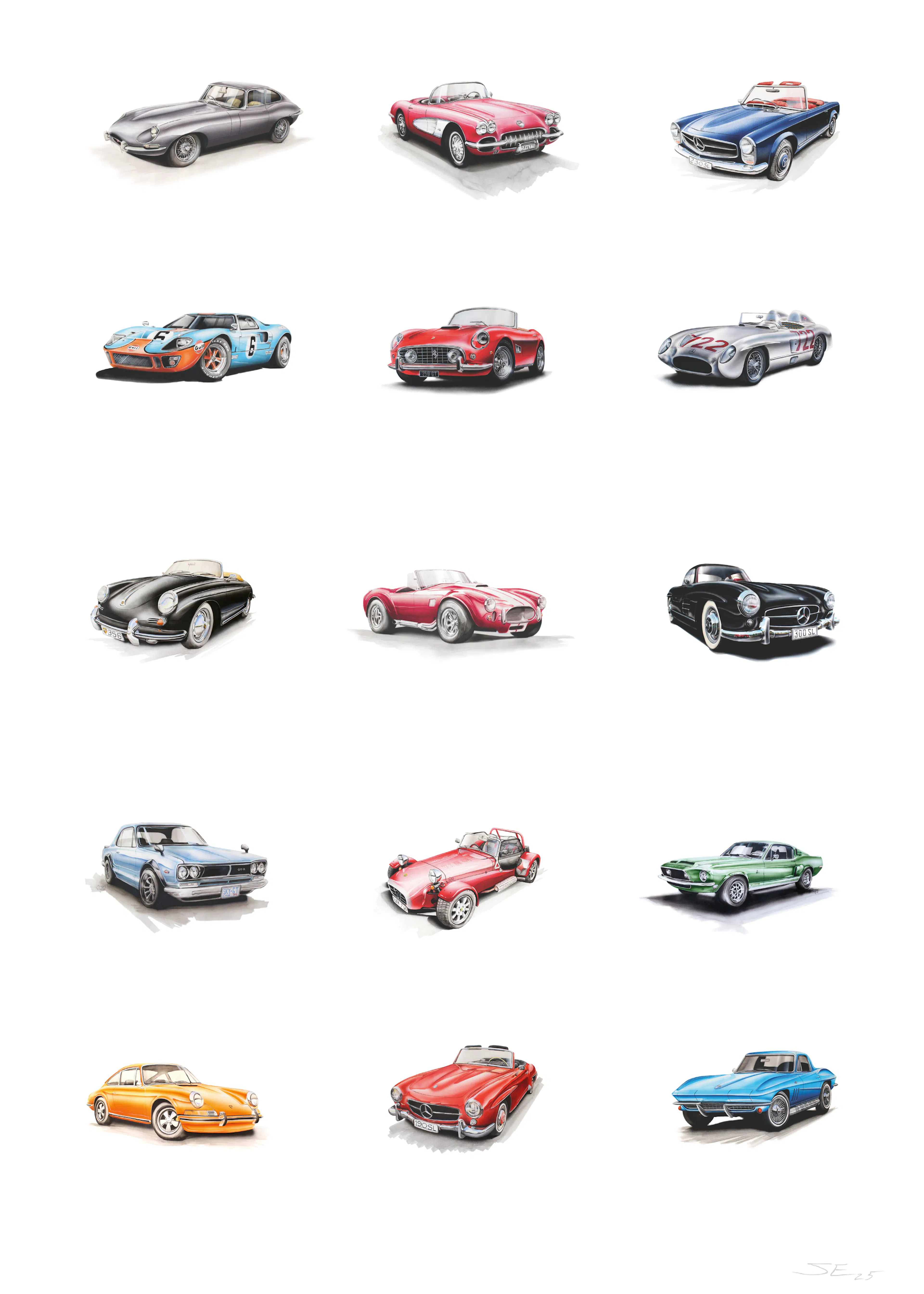 Oldtimer Kollektion Poster 0