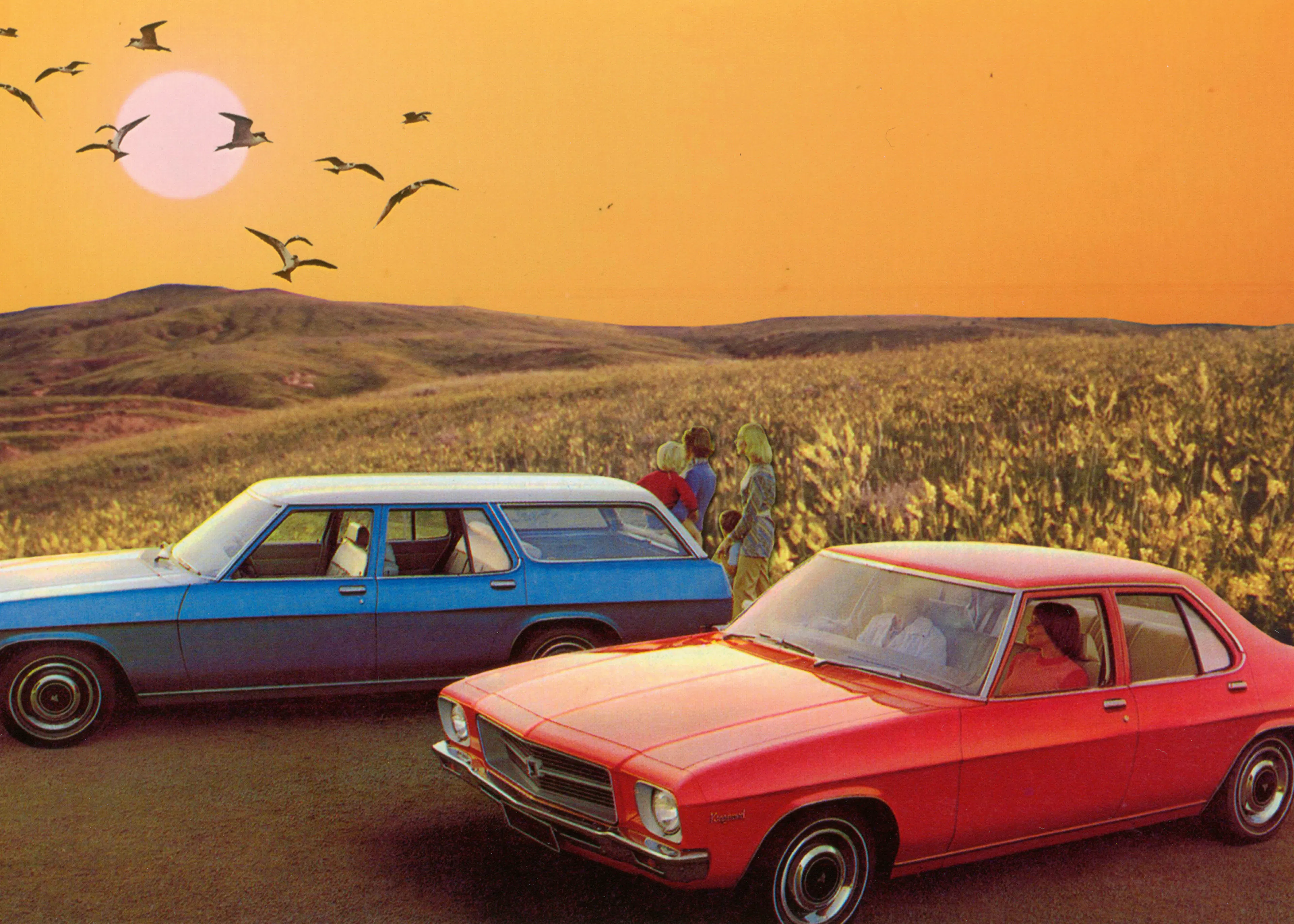Red Sunset Drive Poster 0