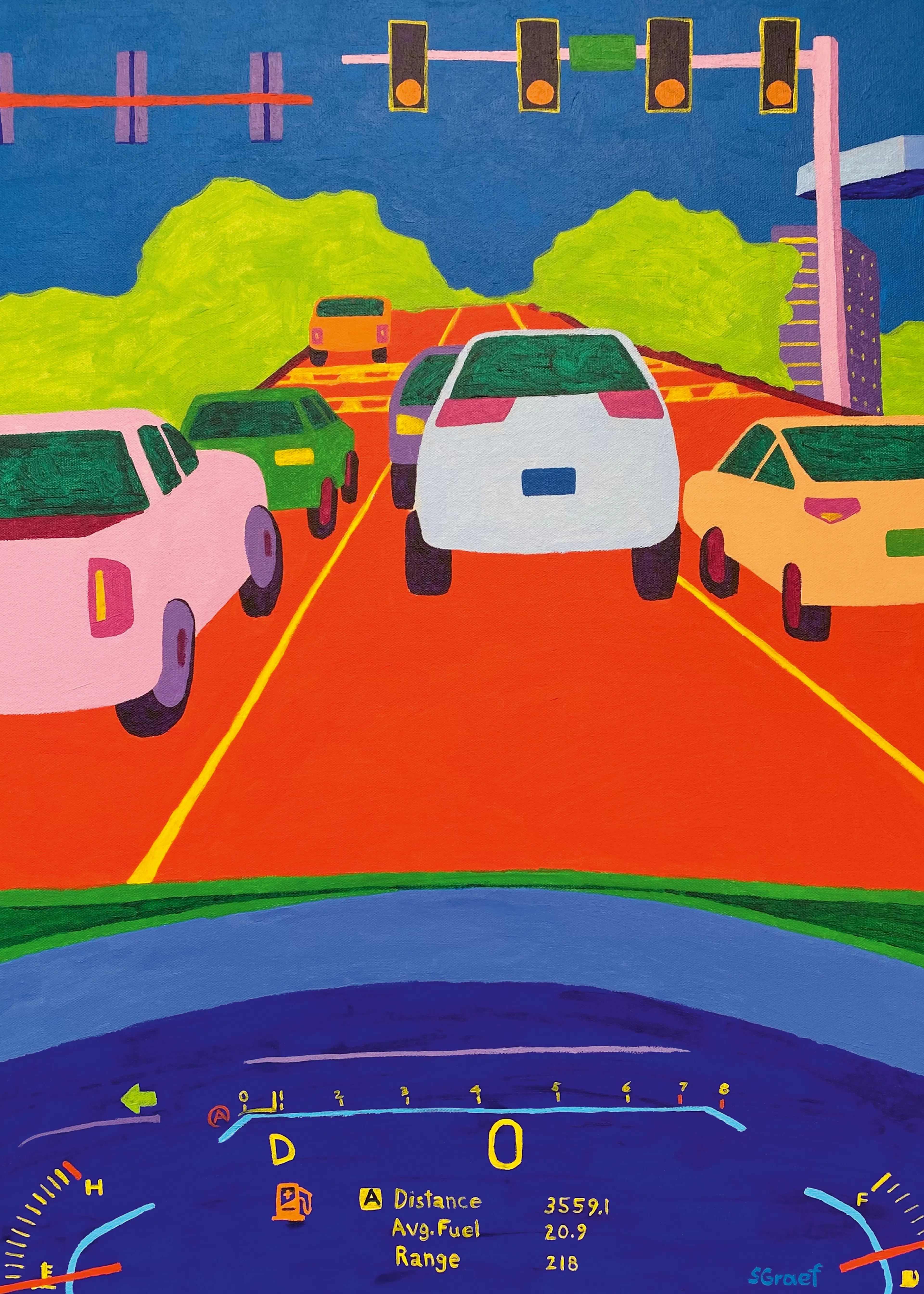 Bunter Stau Poster 0