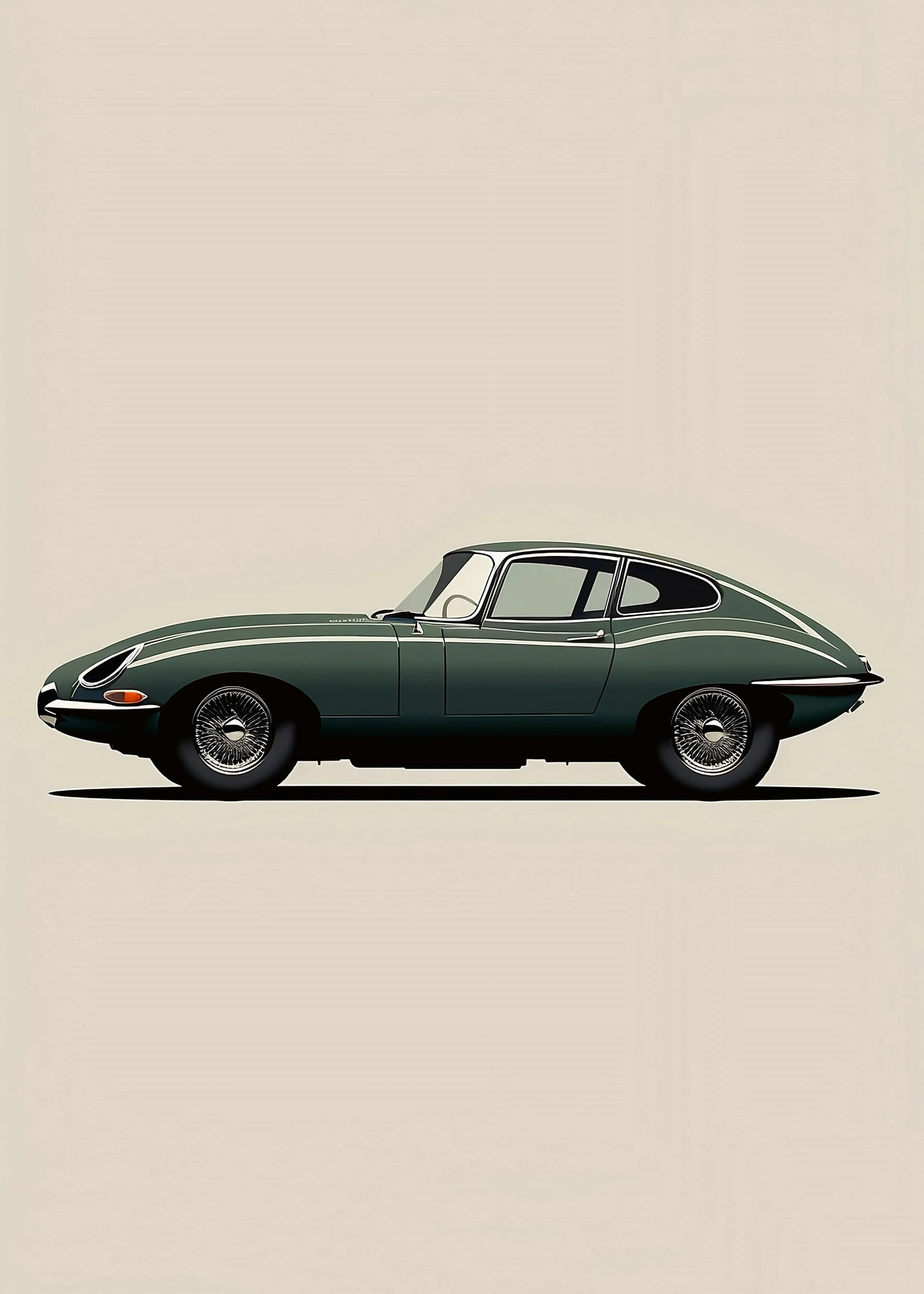 Dark Green Classic Elegance Poster 0