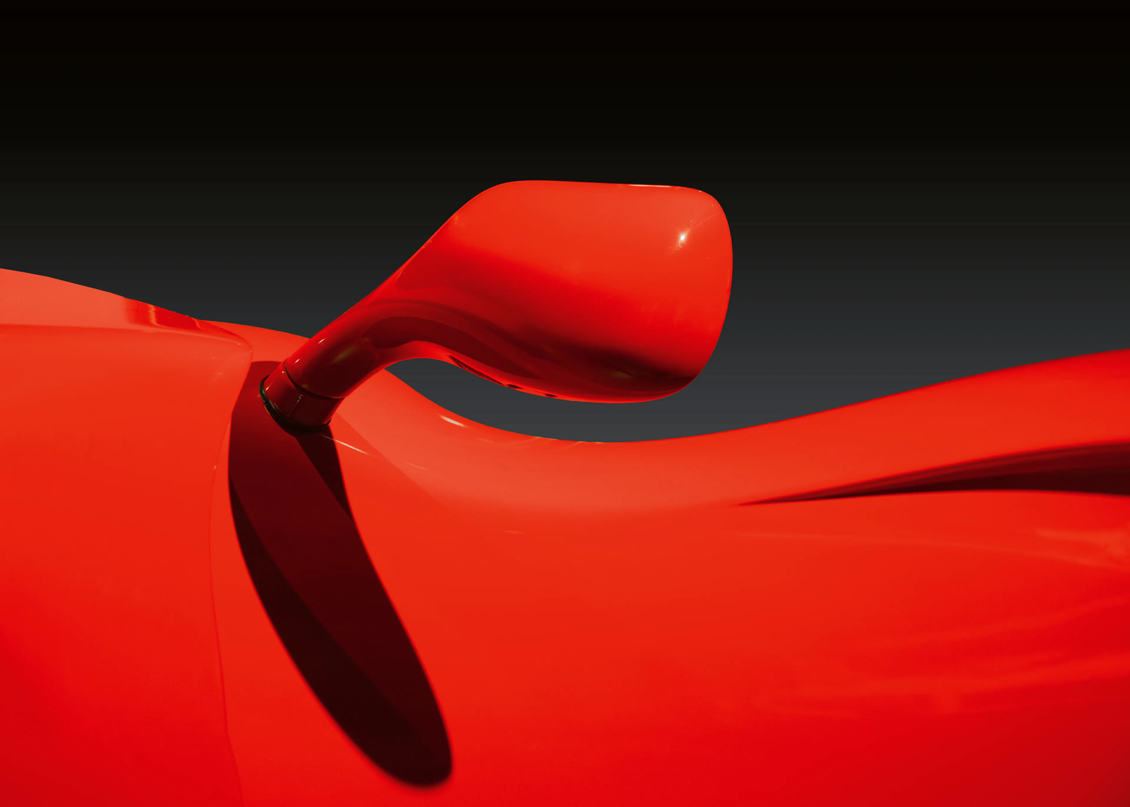 Roter Sportwagen Poster 0