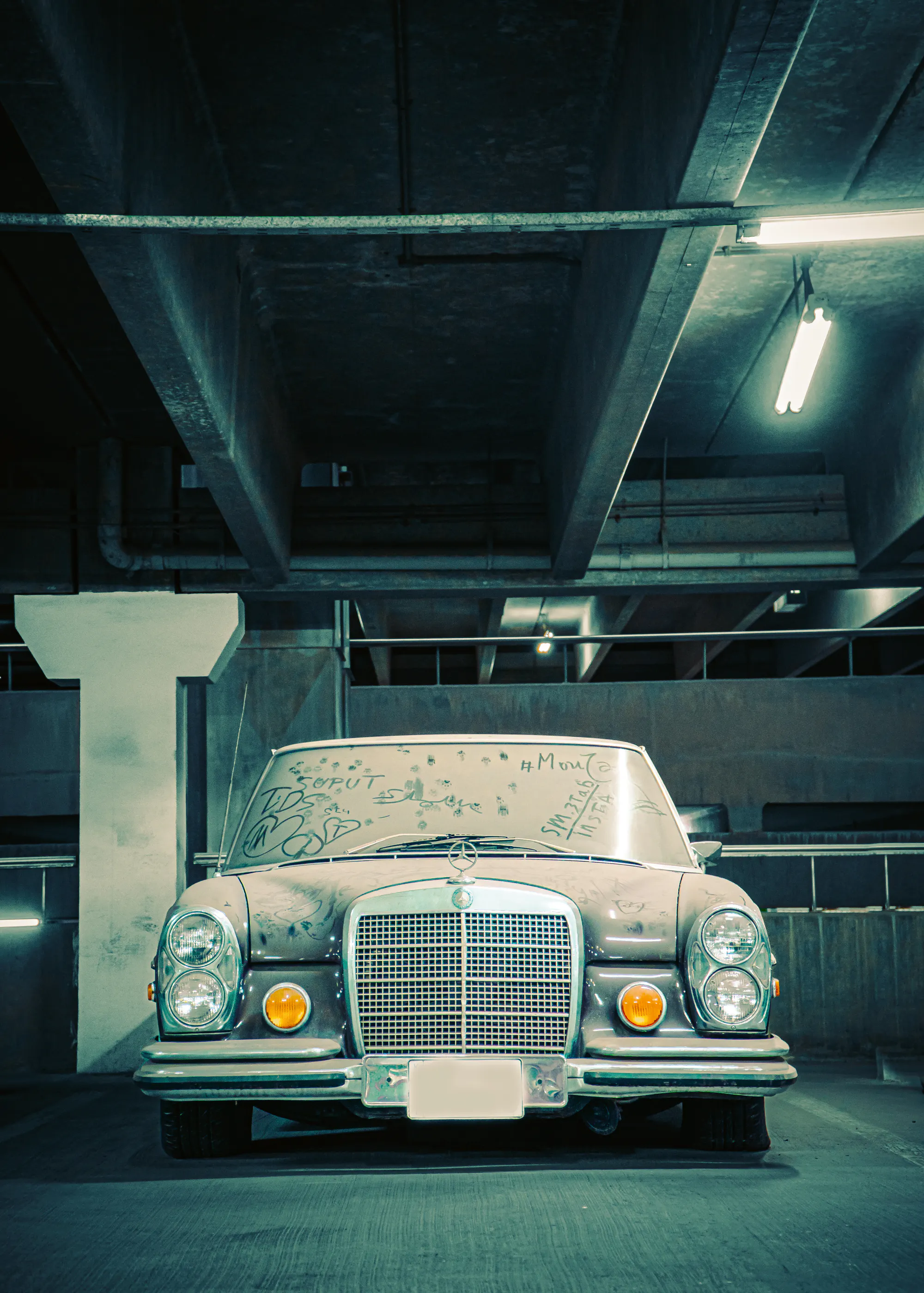 Blue Vintage Ride Poster 0
