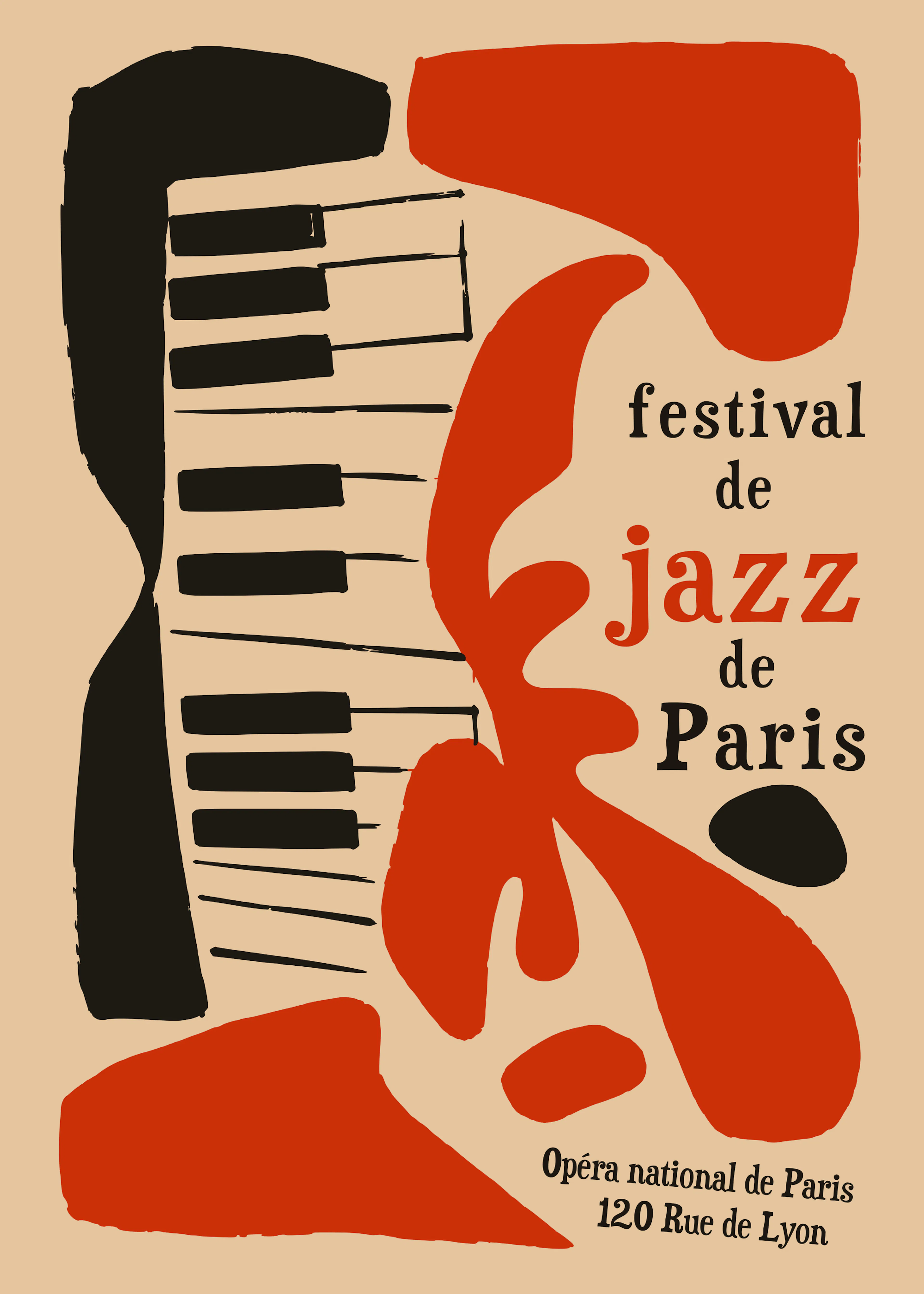 Paris Jazz Festival Poster 0