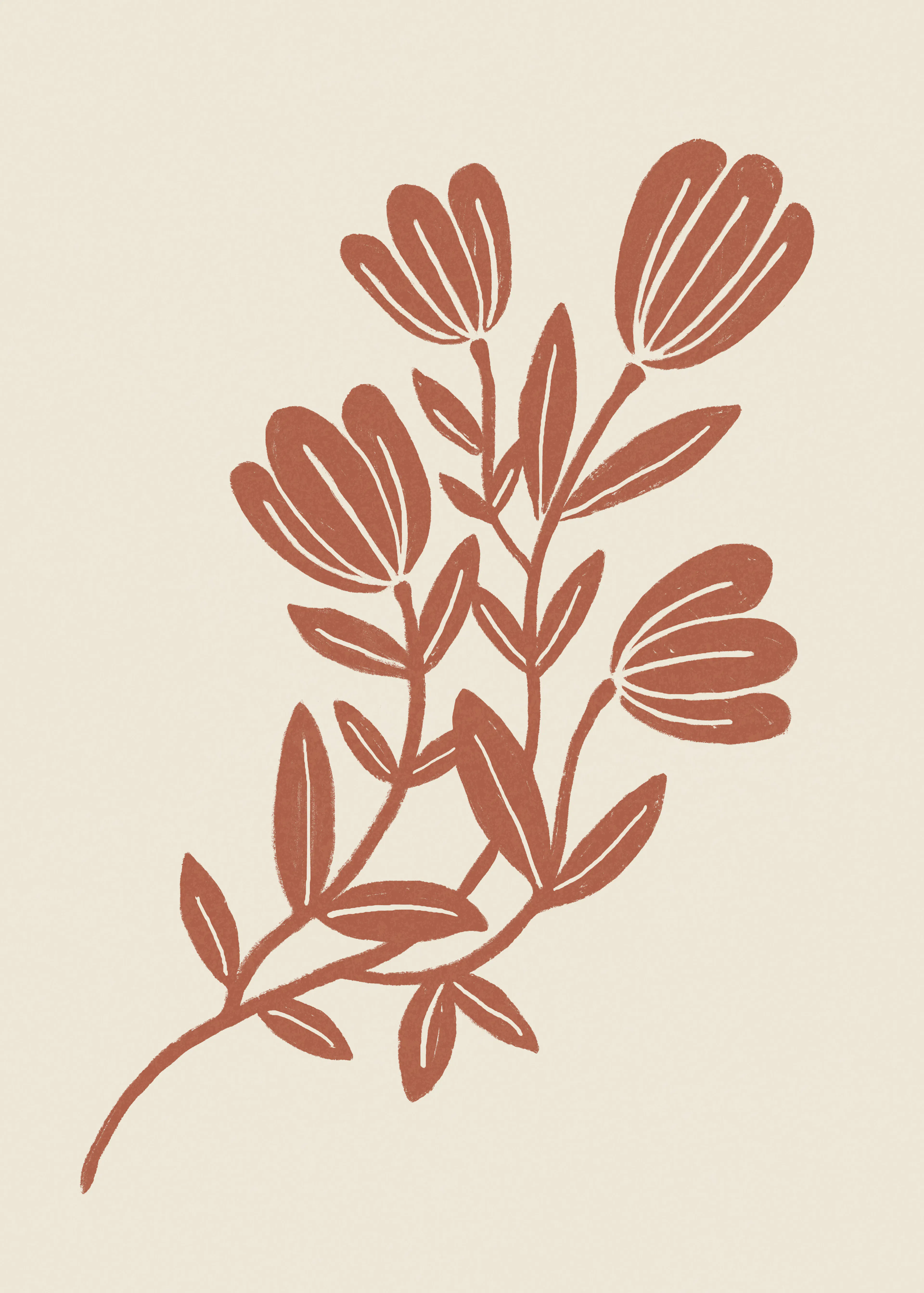 Earthy Bloom Poster 0