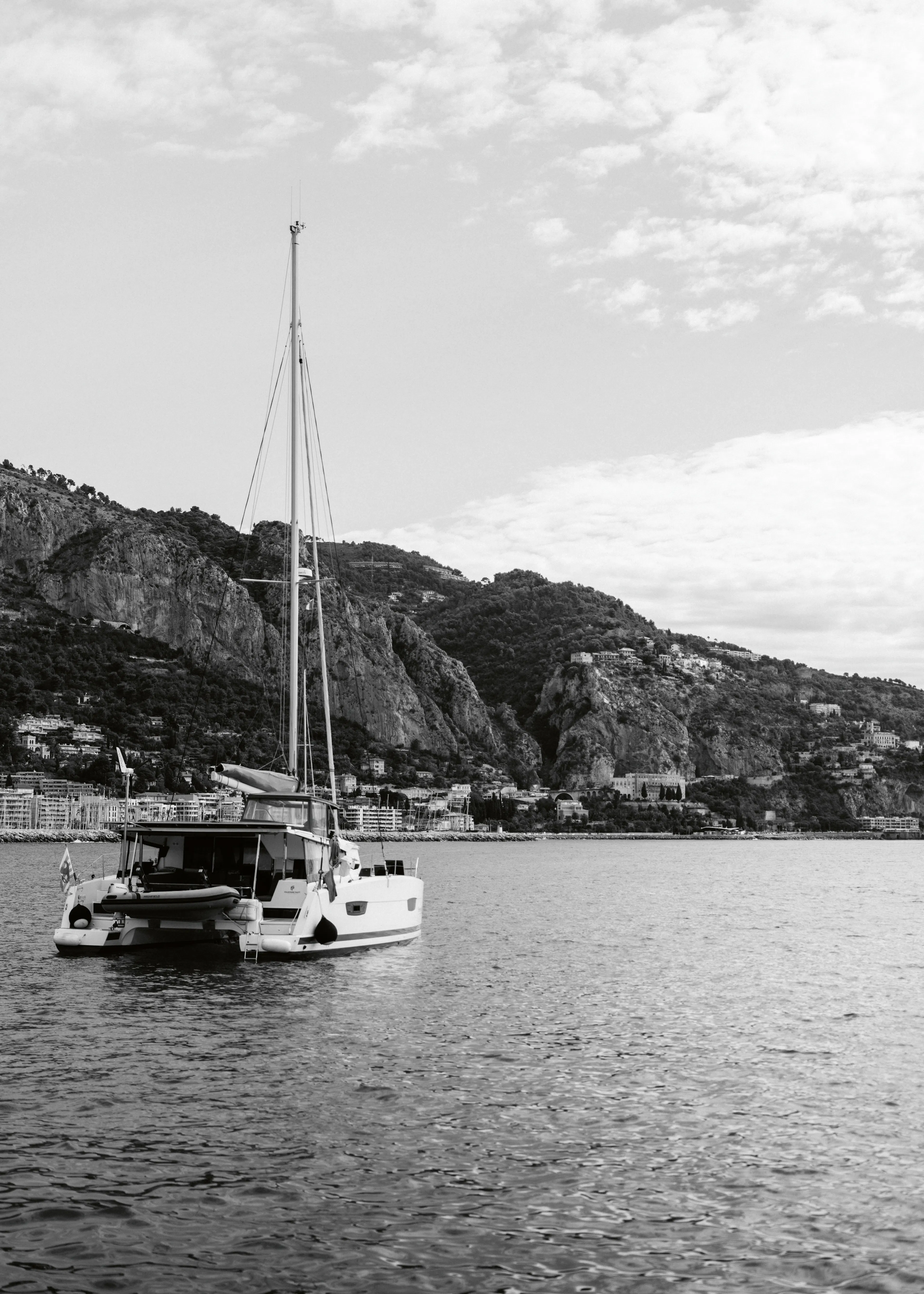 Gray Serene Harbor Poster 0