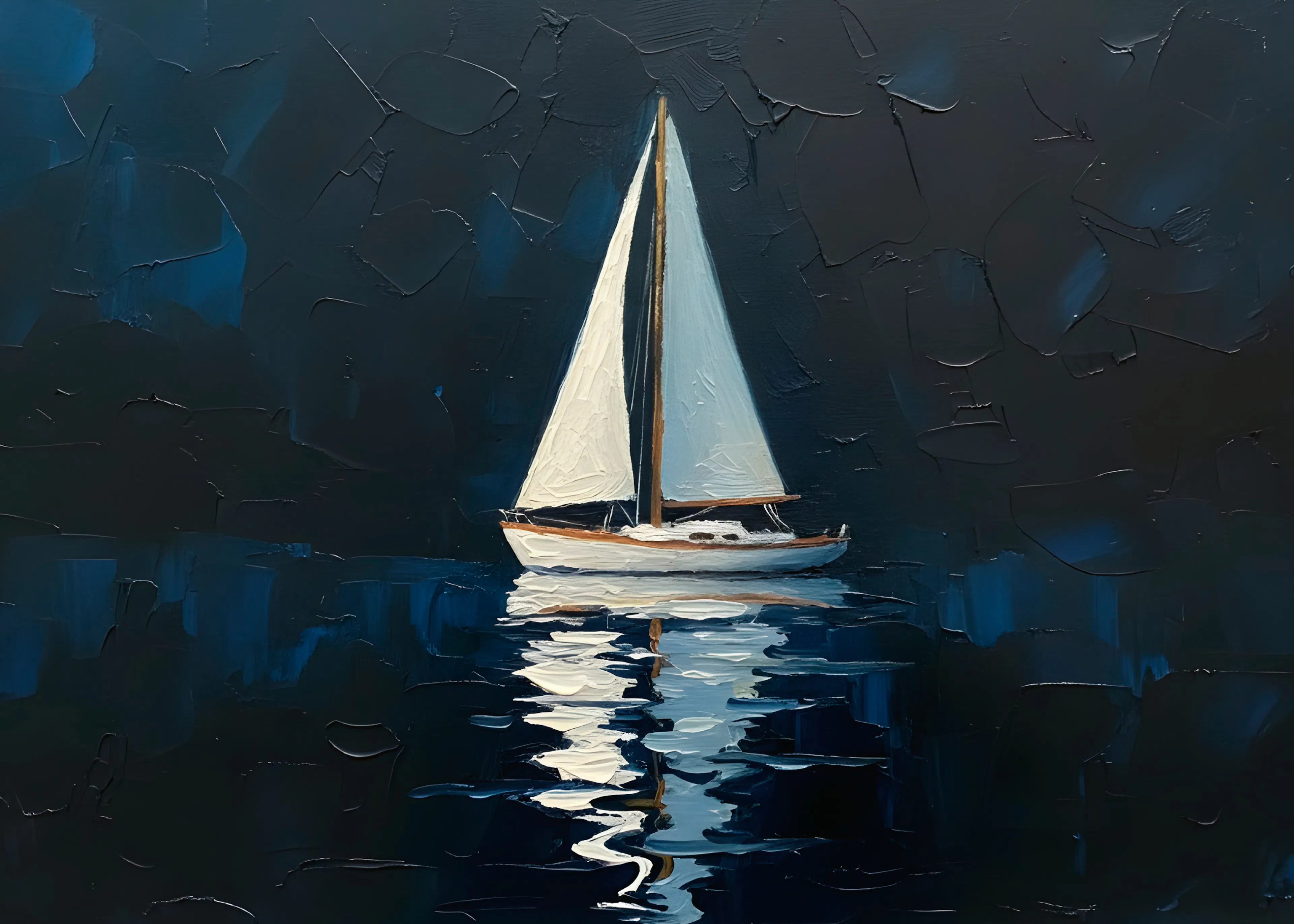 Blaue Stille Reise Poster 0
