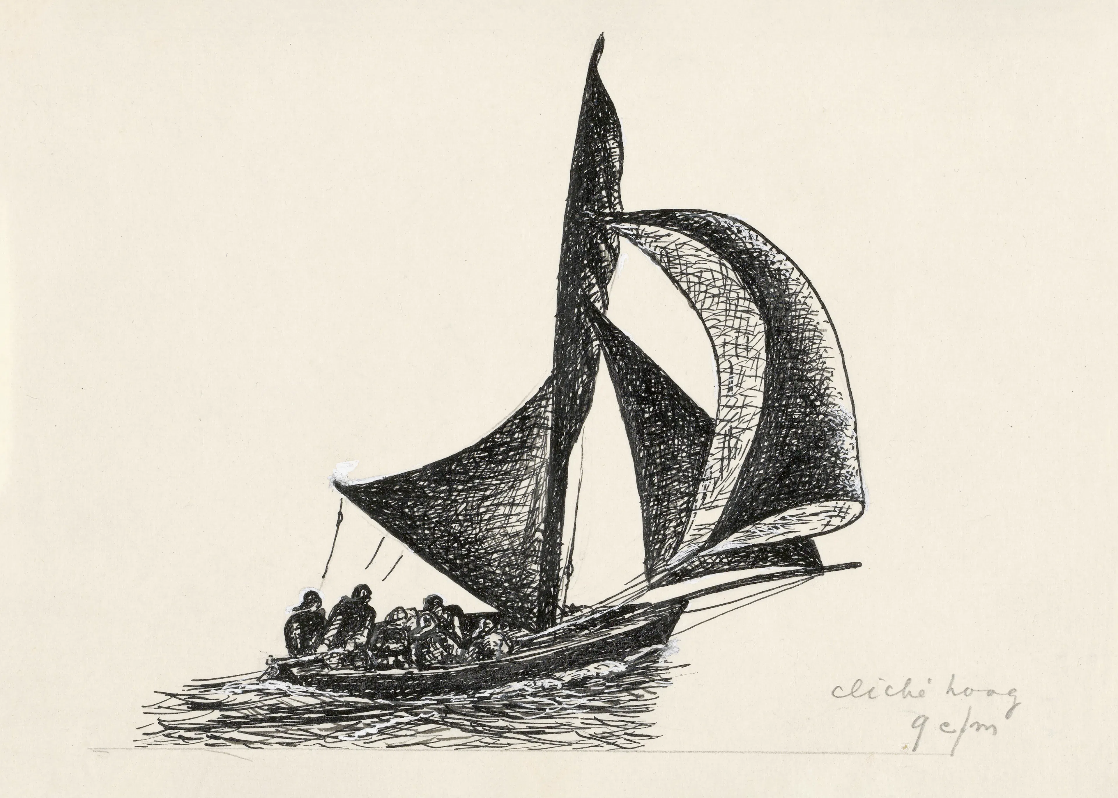 Vintage Sailboat Poster 0