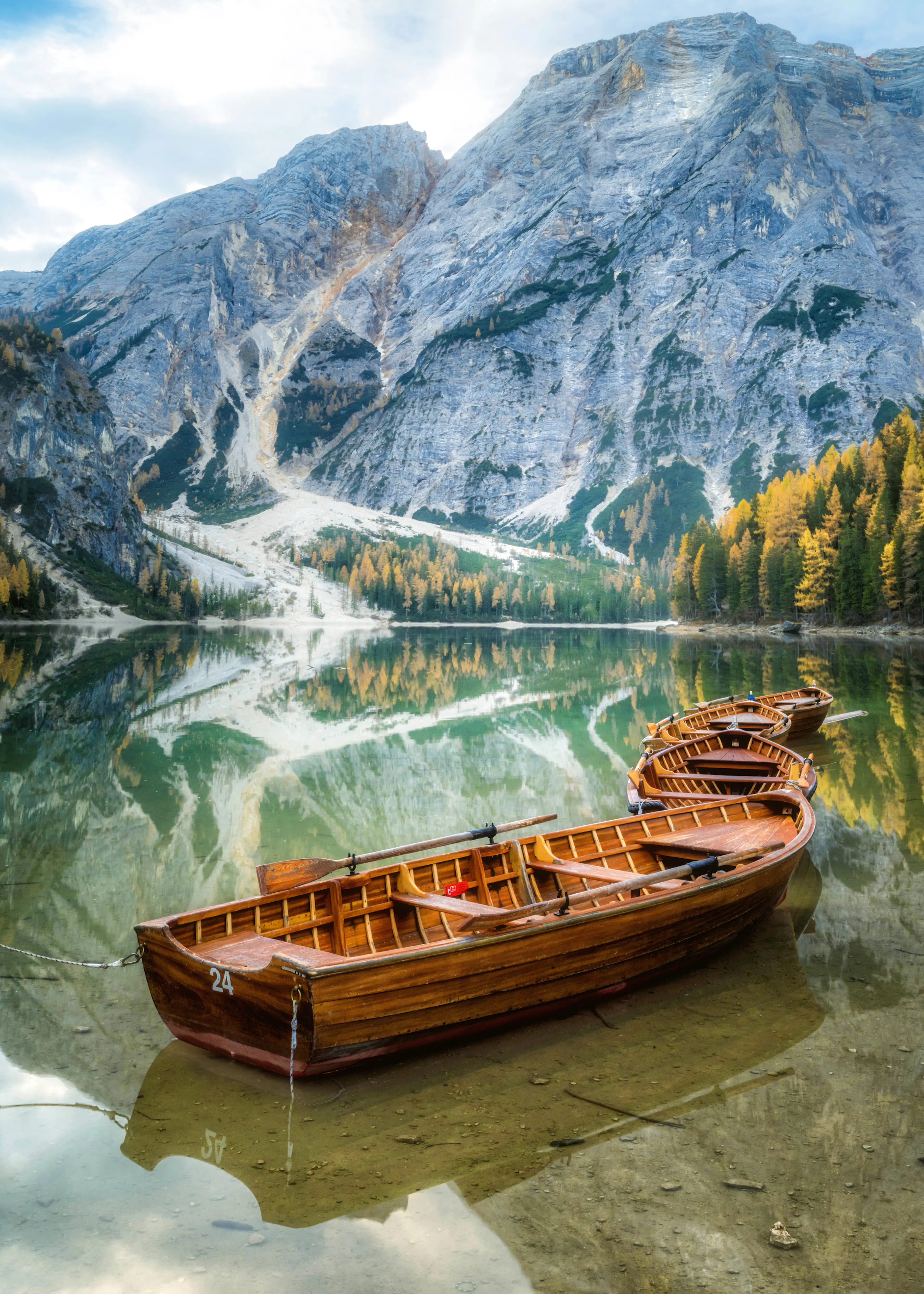 Blue Serene Mountain Lake Poster 0