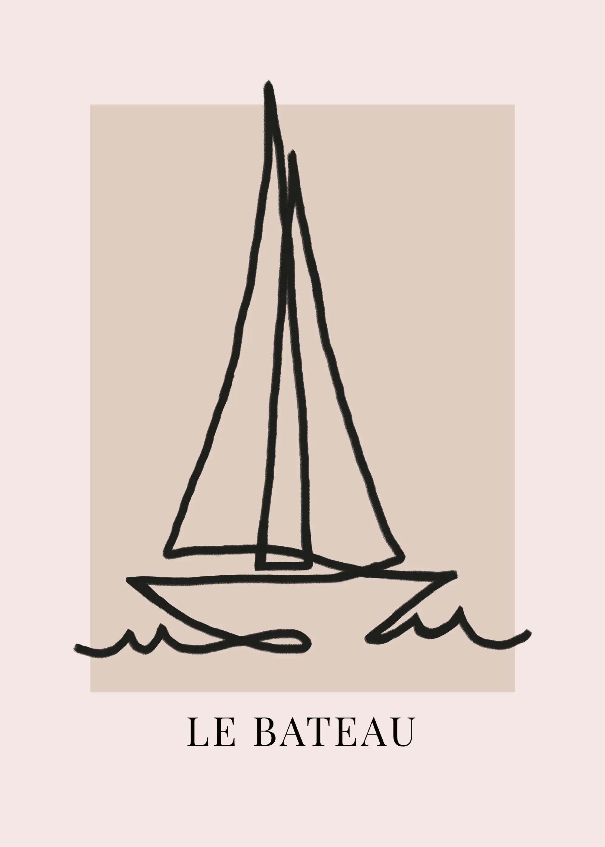 Sailboat Silhouette Poster 0