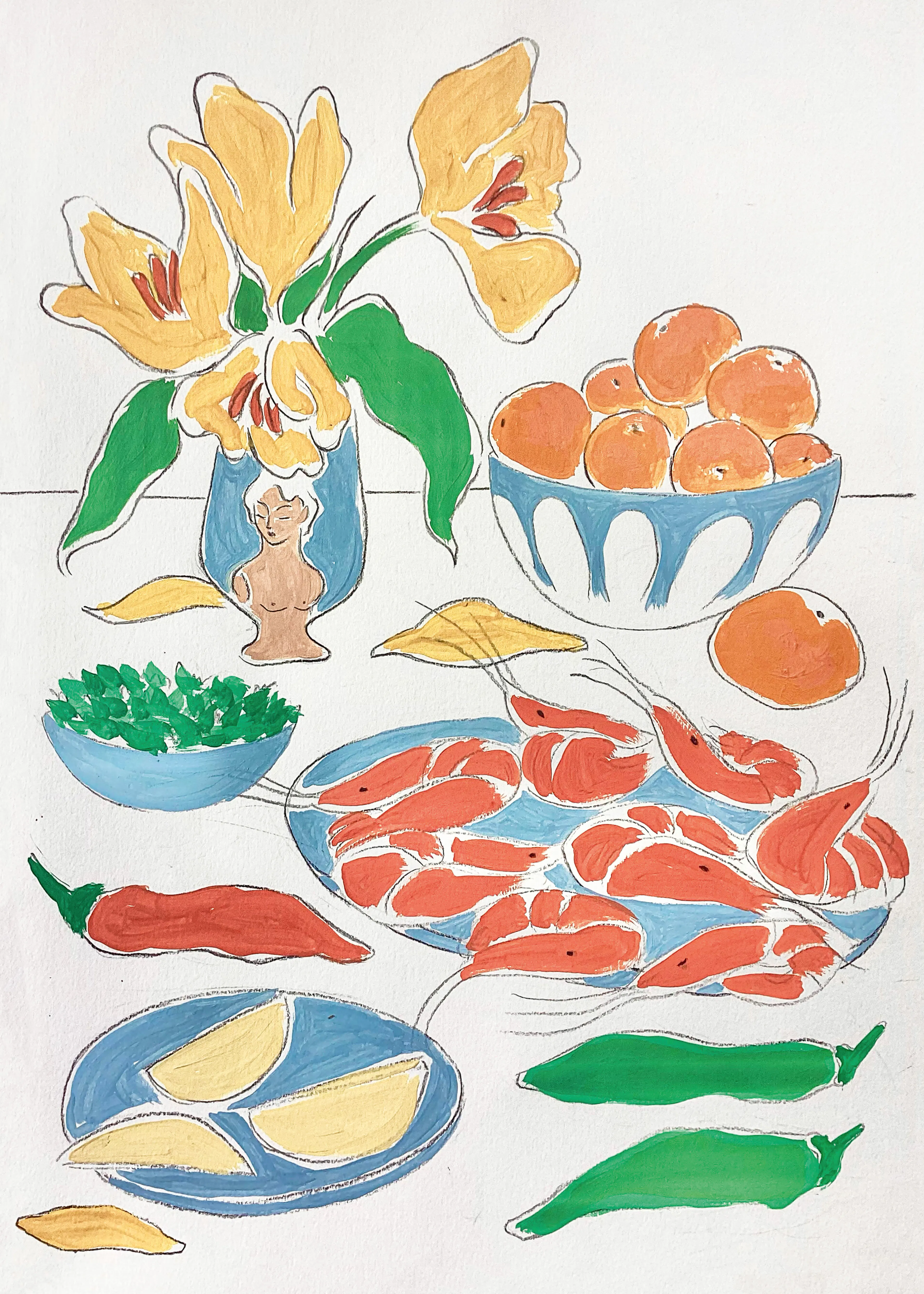 Orange Fresh Harvest Poster 0