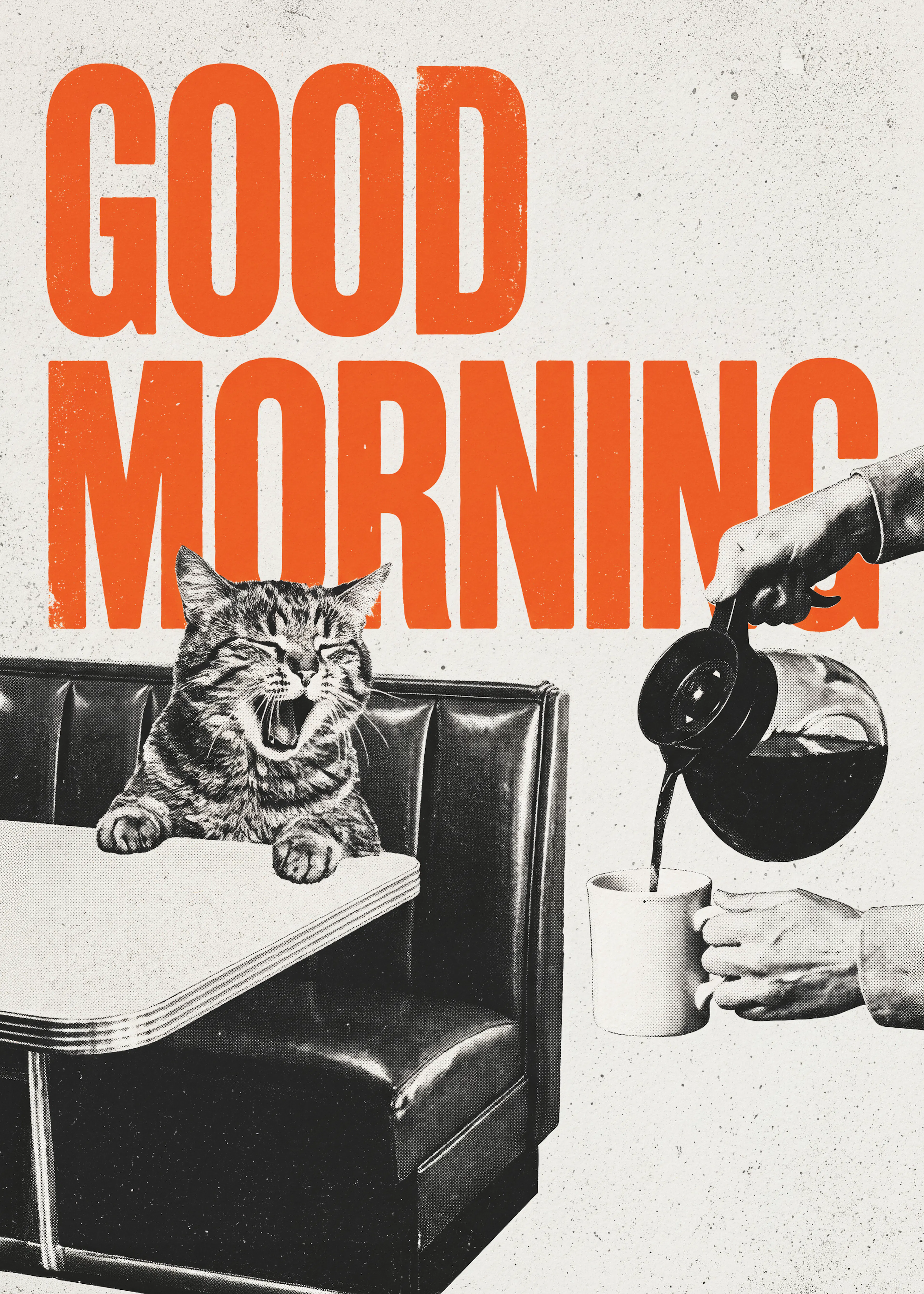 Oranje Goedemorgen Poster 0