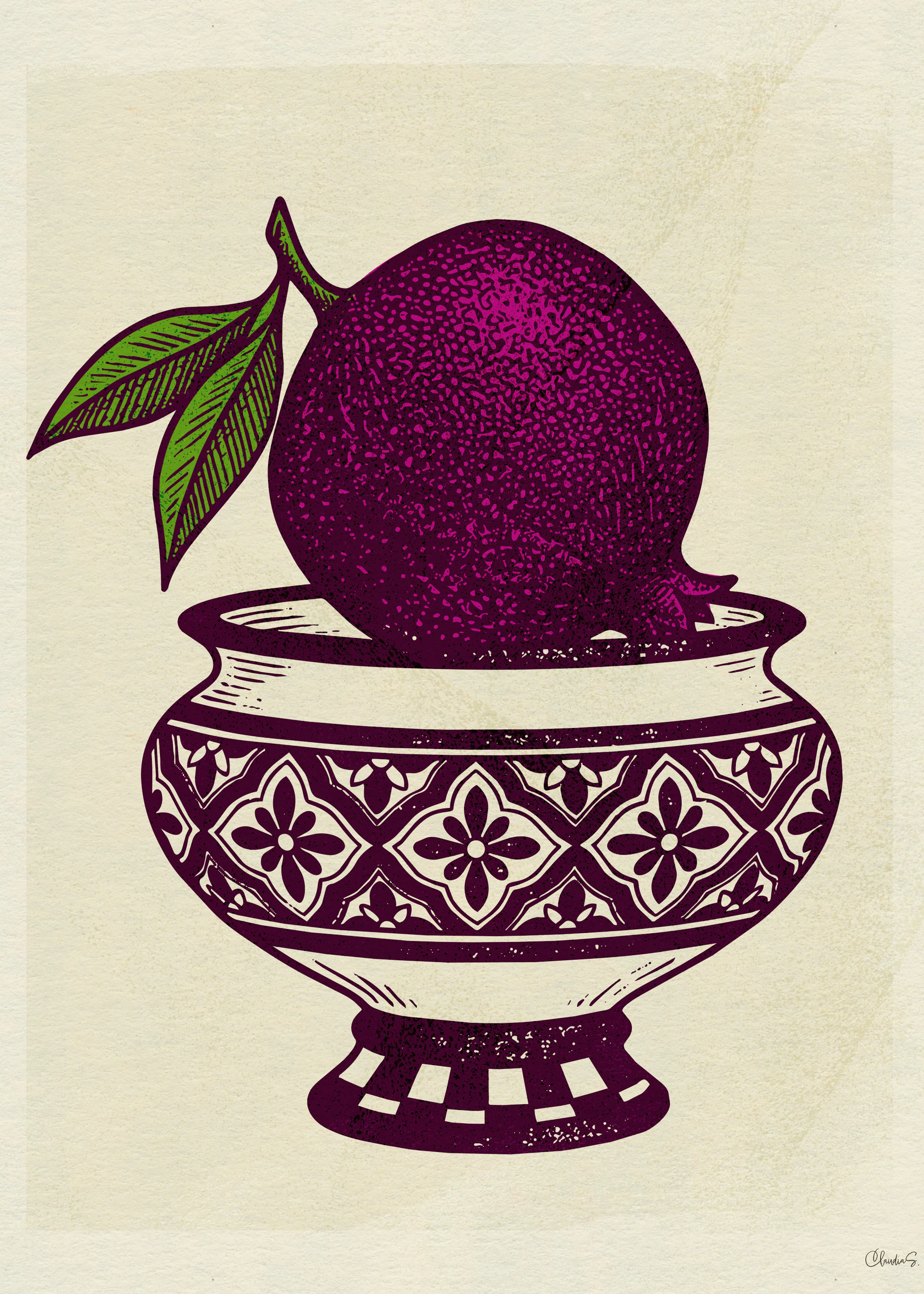 Paars Fruit Poster 0