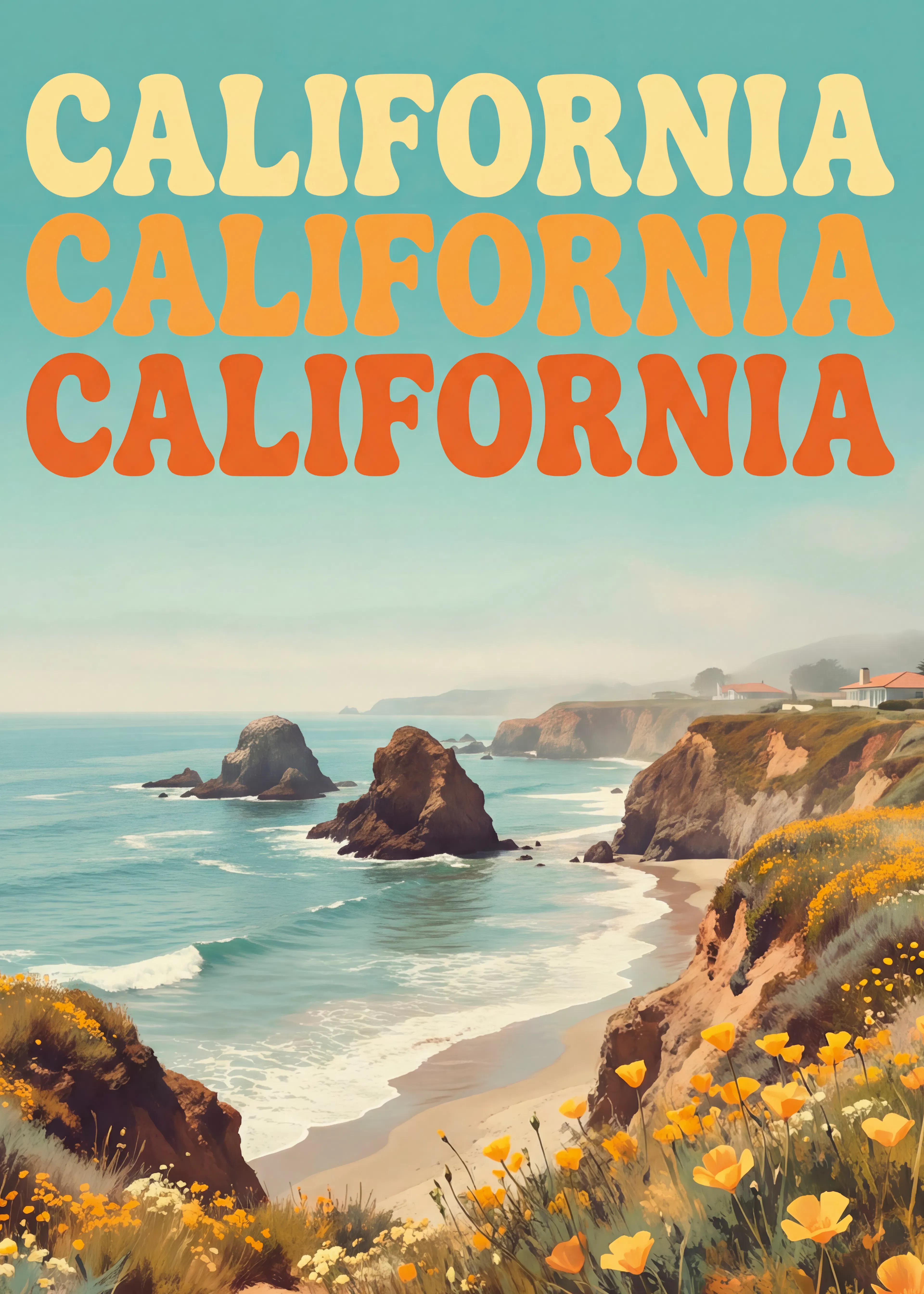 California Coast Poster 0