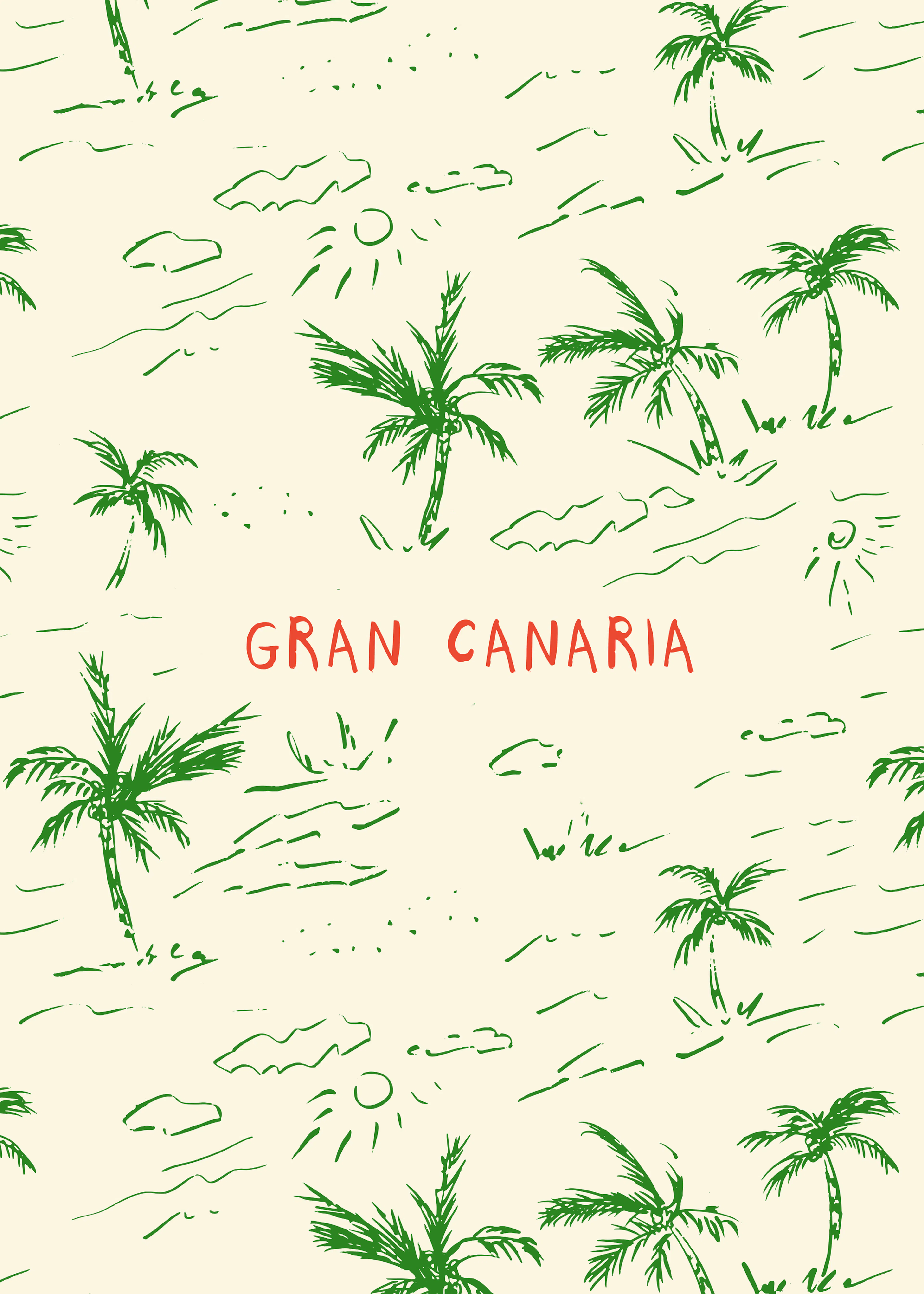 Palmy Gran Canaria Plakat 0