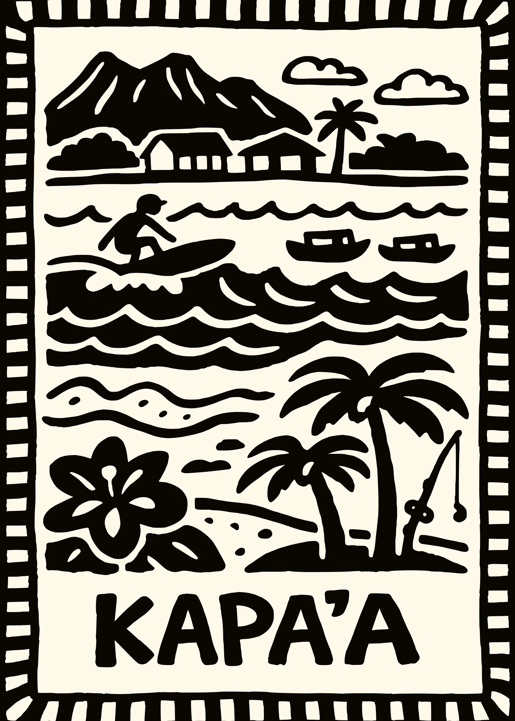 Vagues Tropicales Poster 0