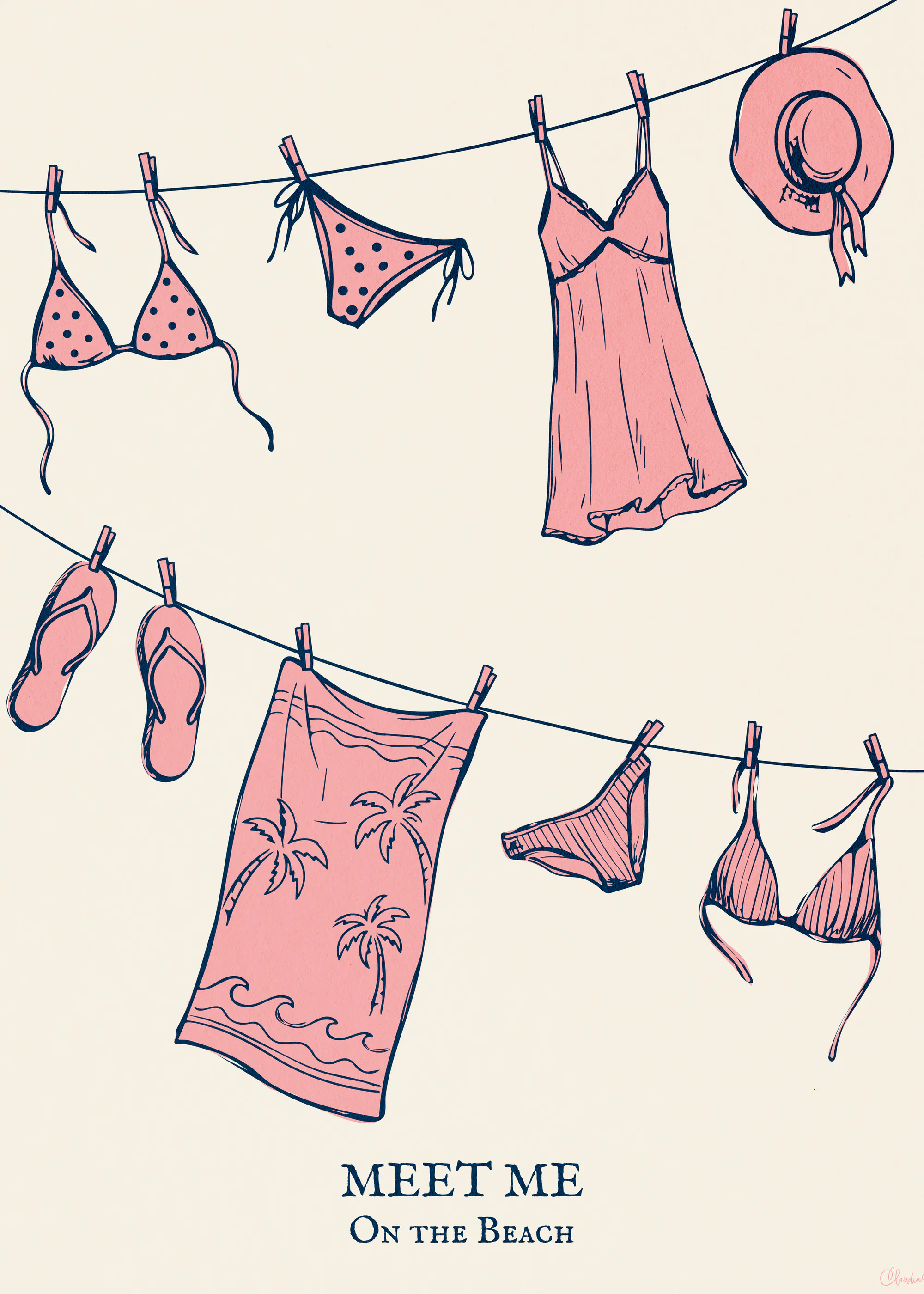 Beachwear Breeze Poster 0