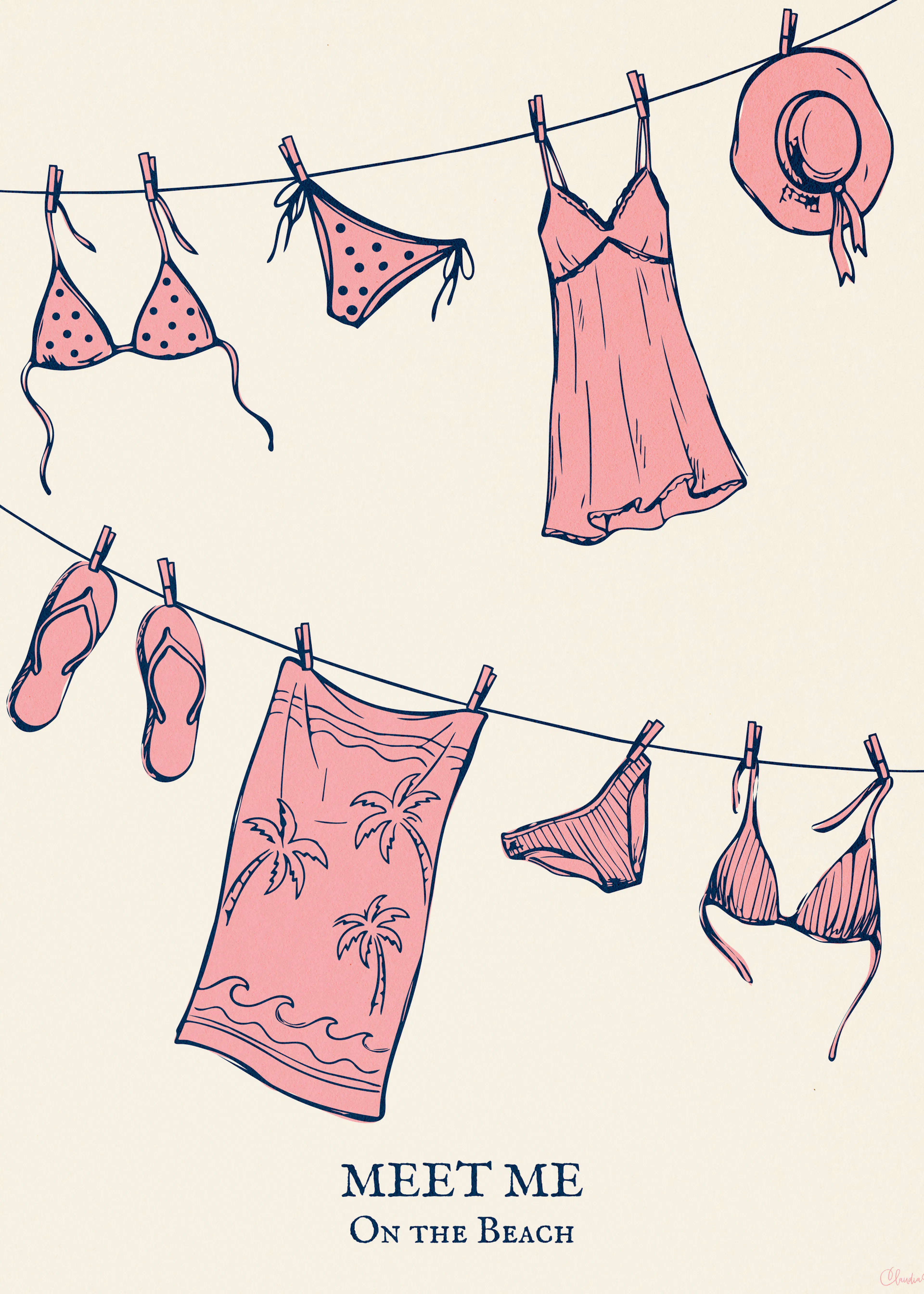 Beachwear Breeze Poster 0
