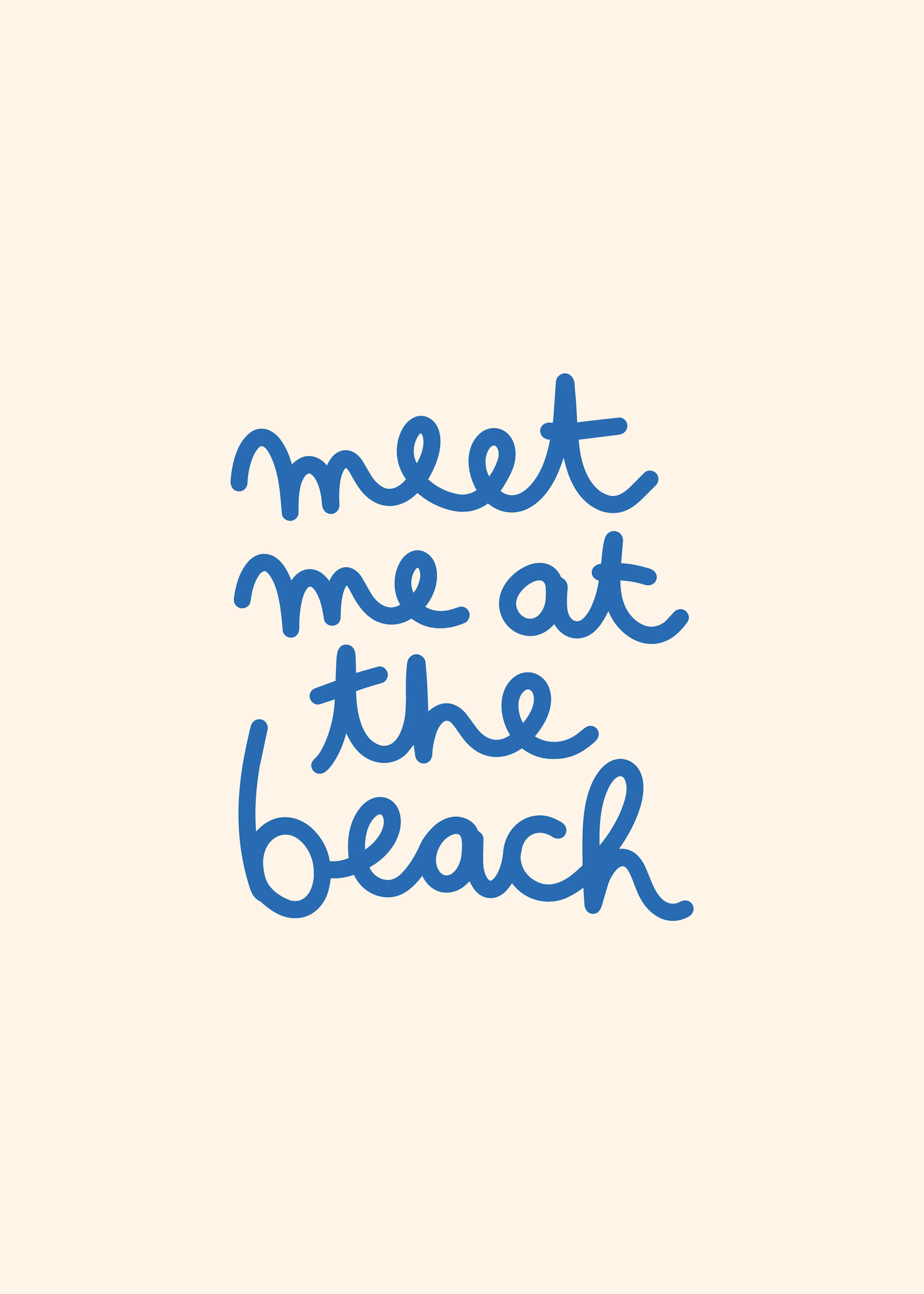 Meet Me At The Beach Poster 0