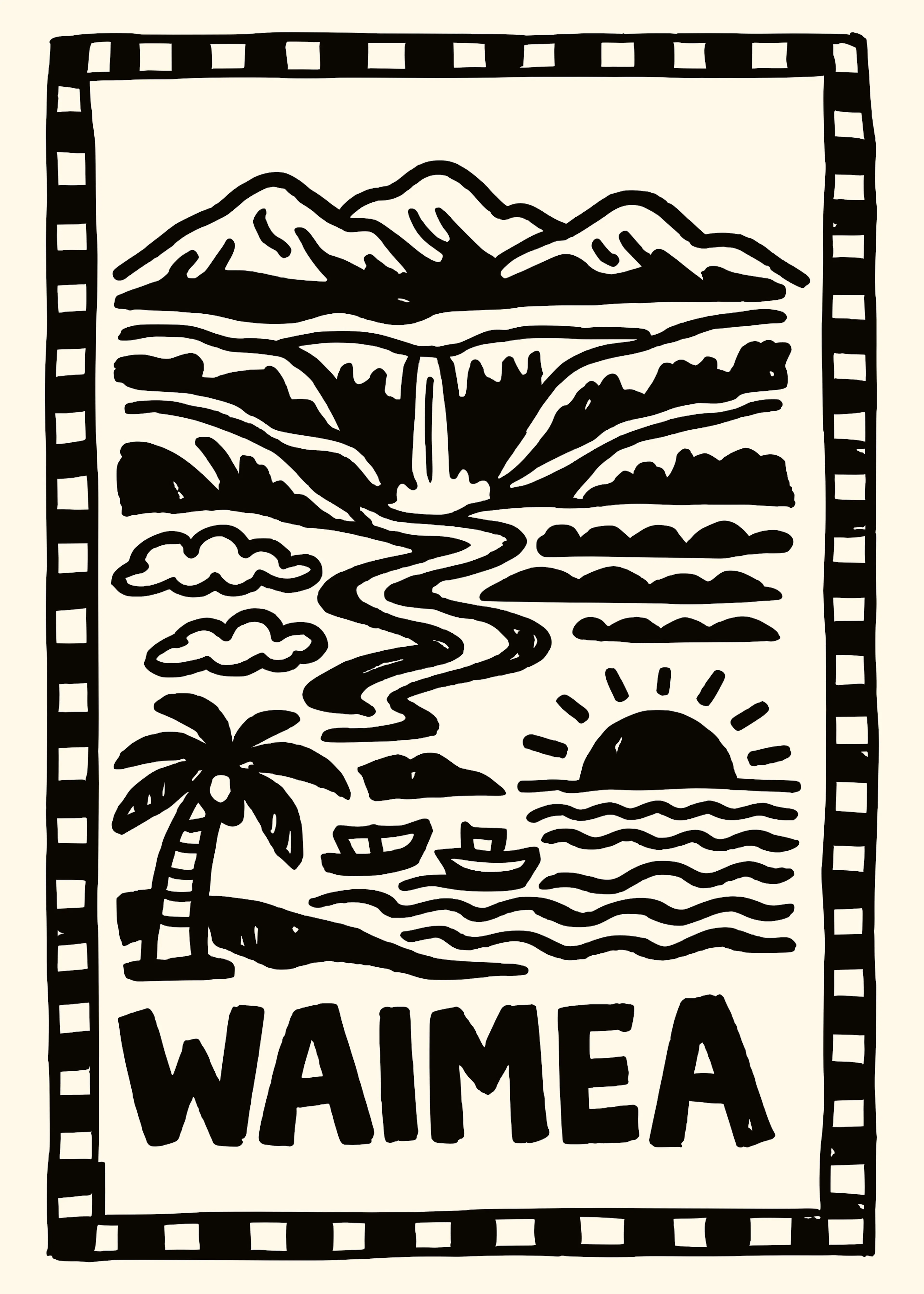 Waimea Landscape Poster 0