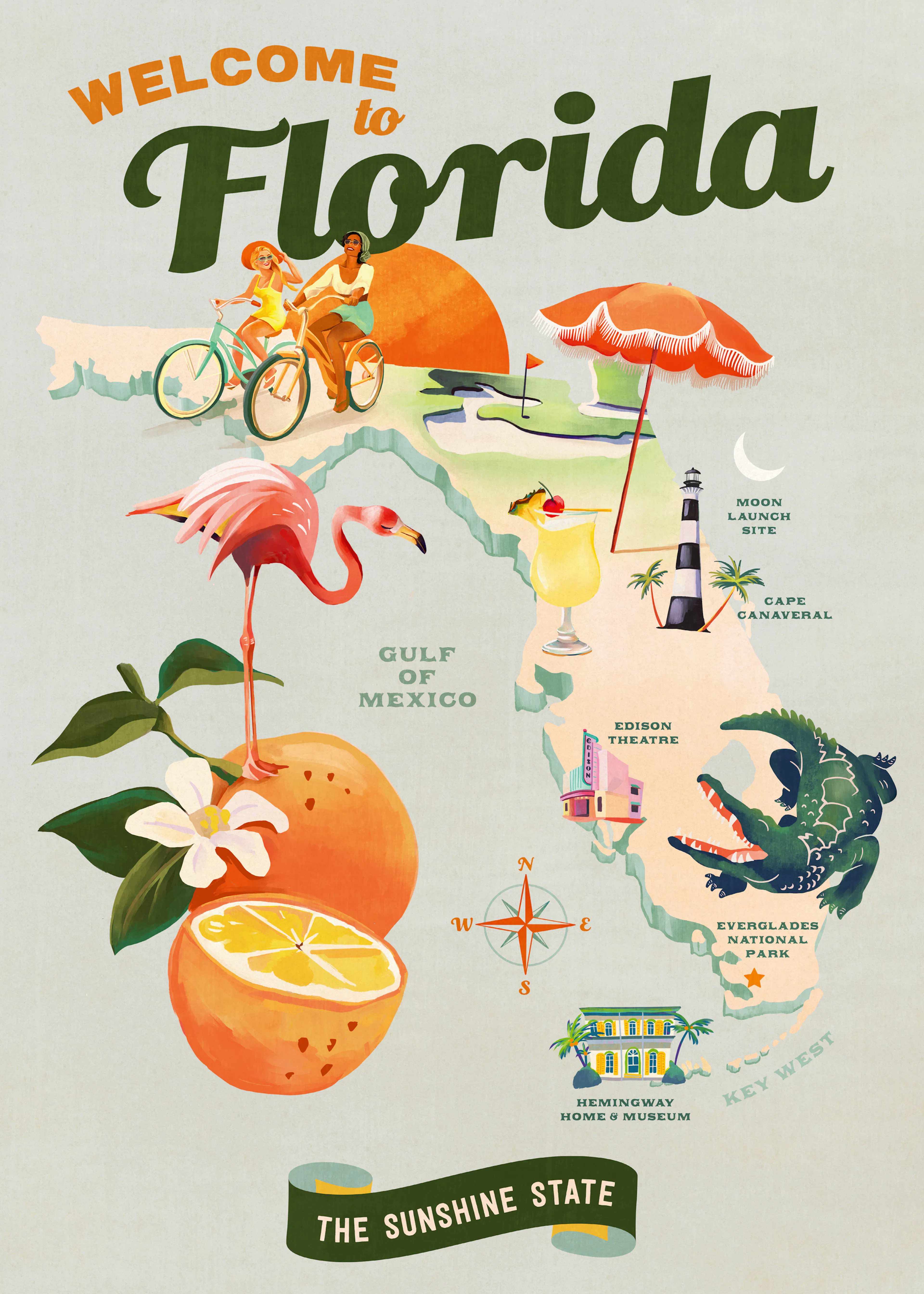Florida Vintage Poster 0
