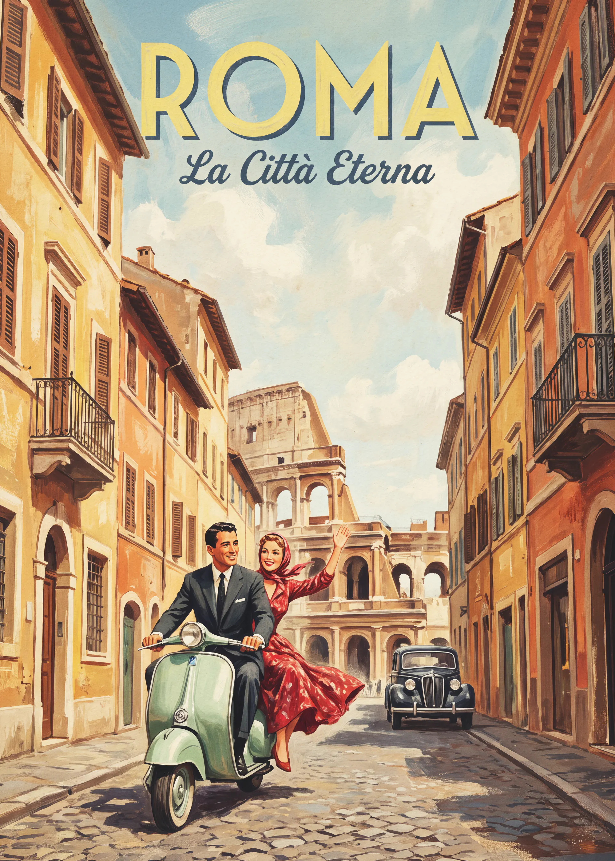 Roma Straten Poster 0