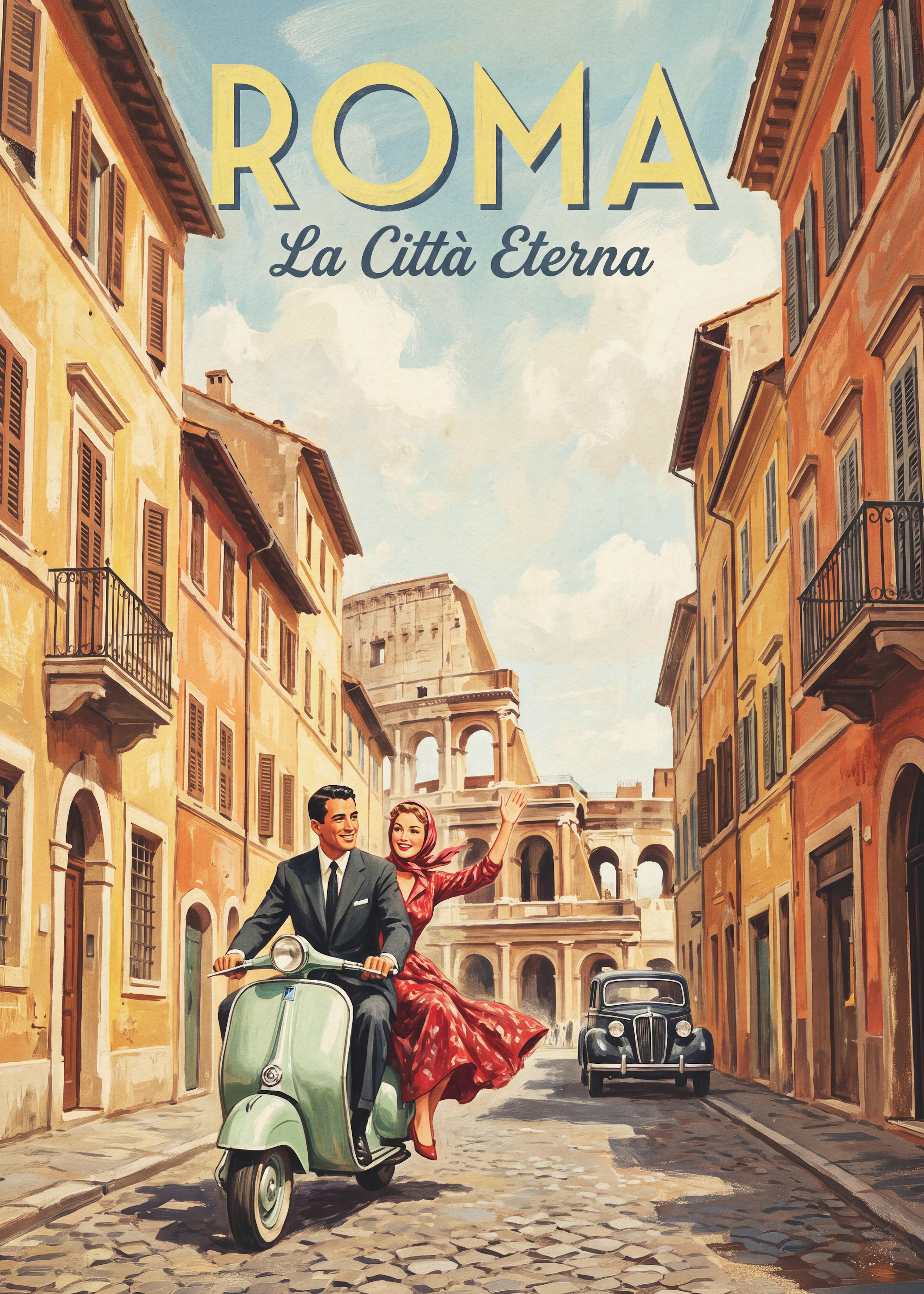 Roma Straten Poster 0