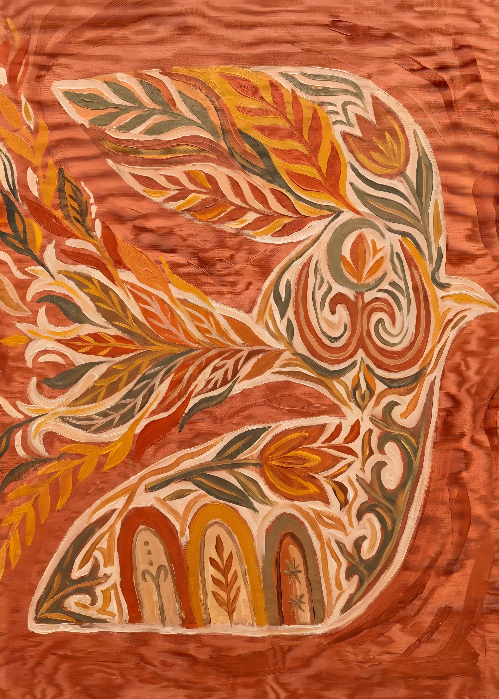 Brown Autumn Bird Poster 0