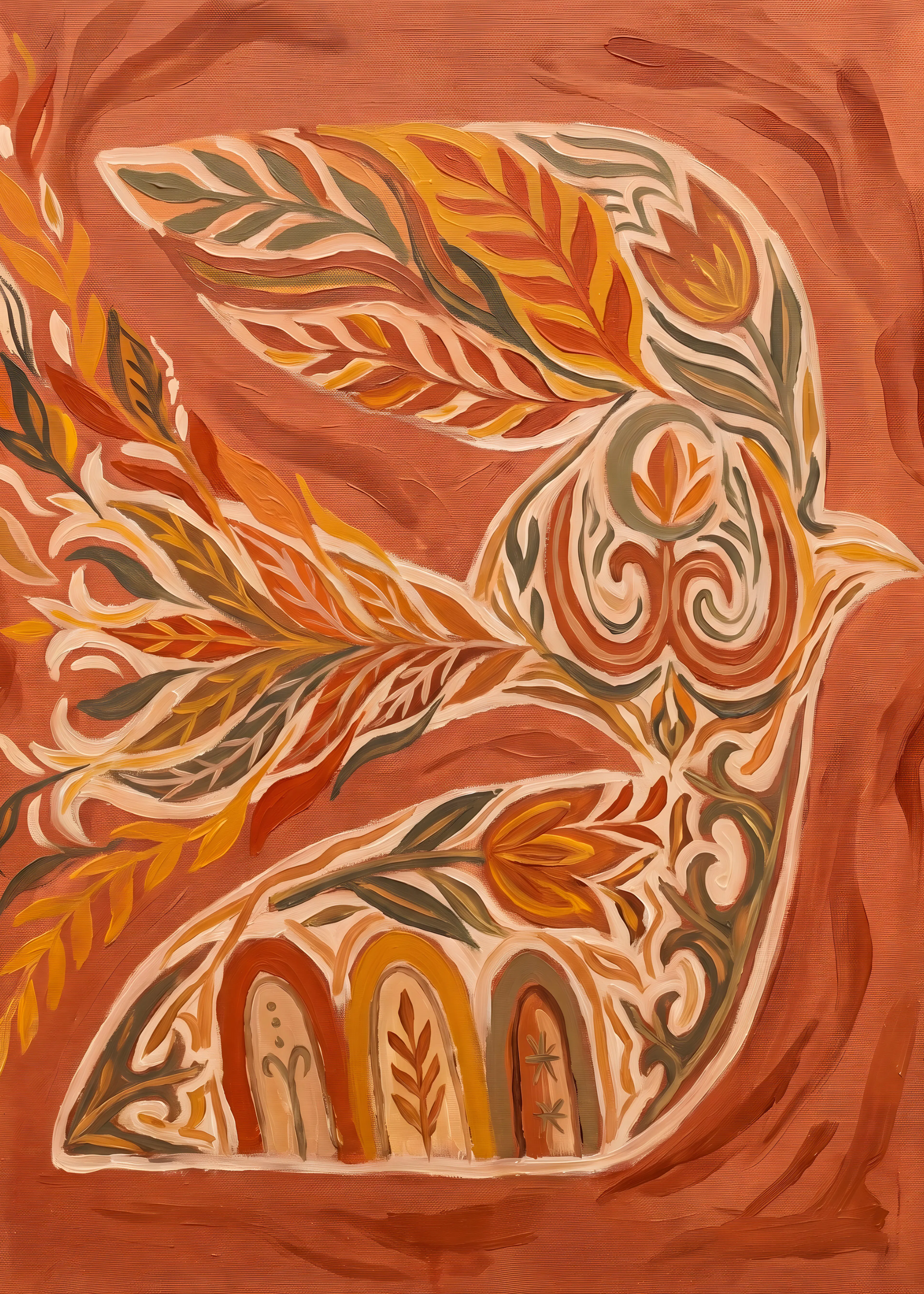 Brown Autumn Bird Poster 0
