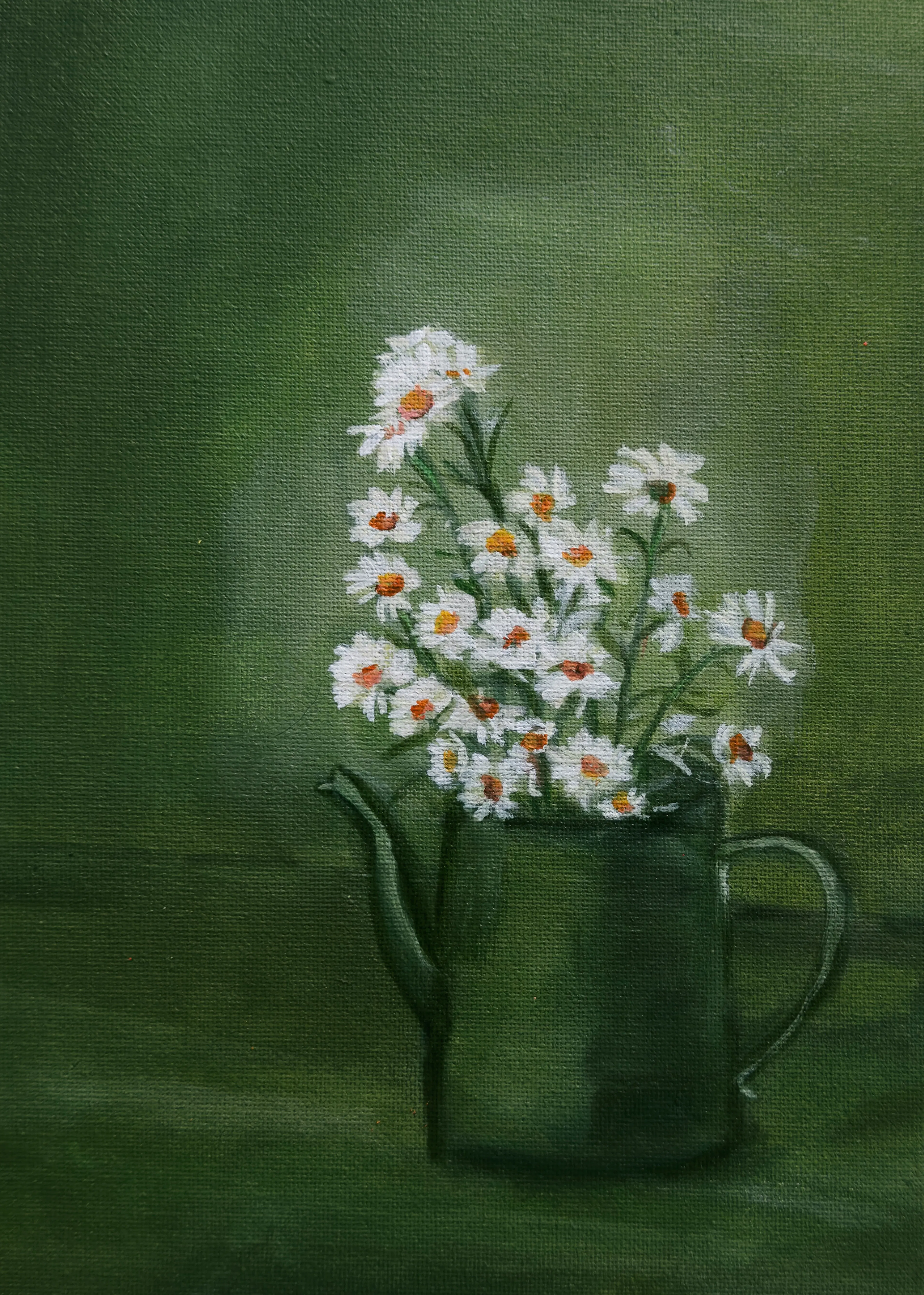 Green Wildflower Serenity Poster 0