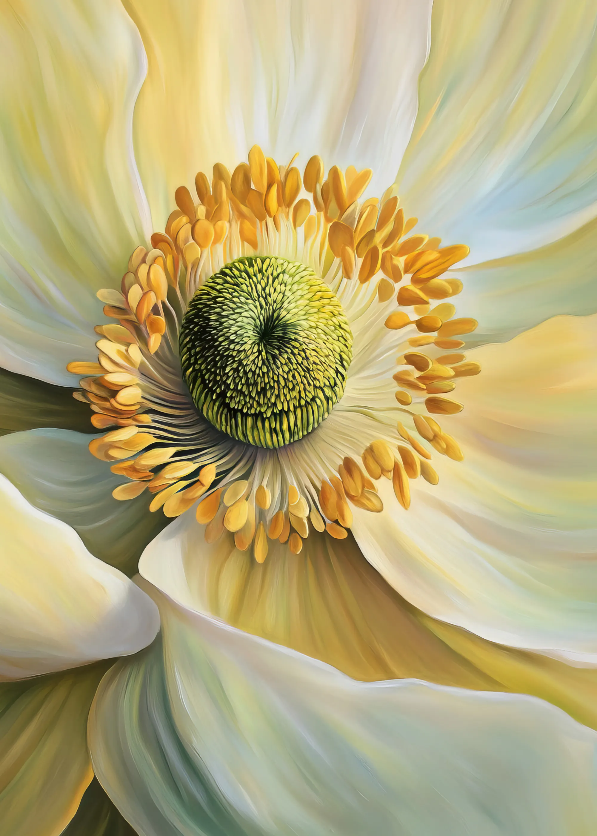 Yellow Radiant Bloom Poster 0