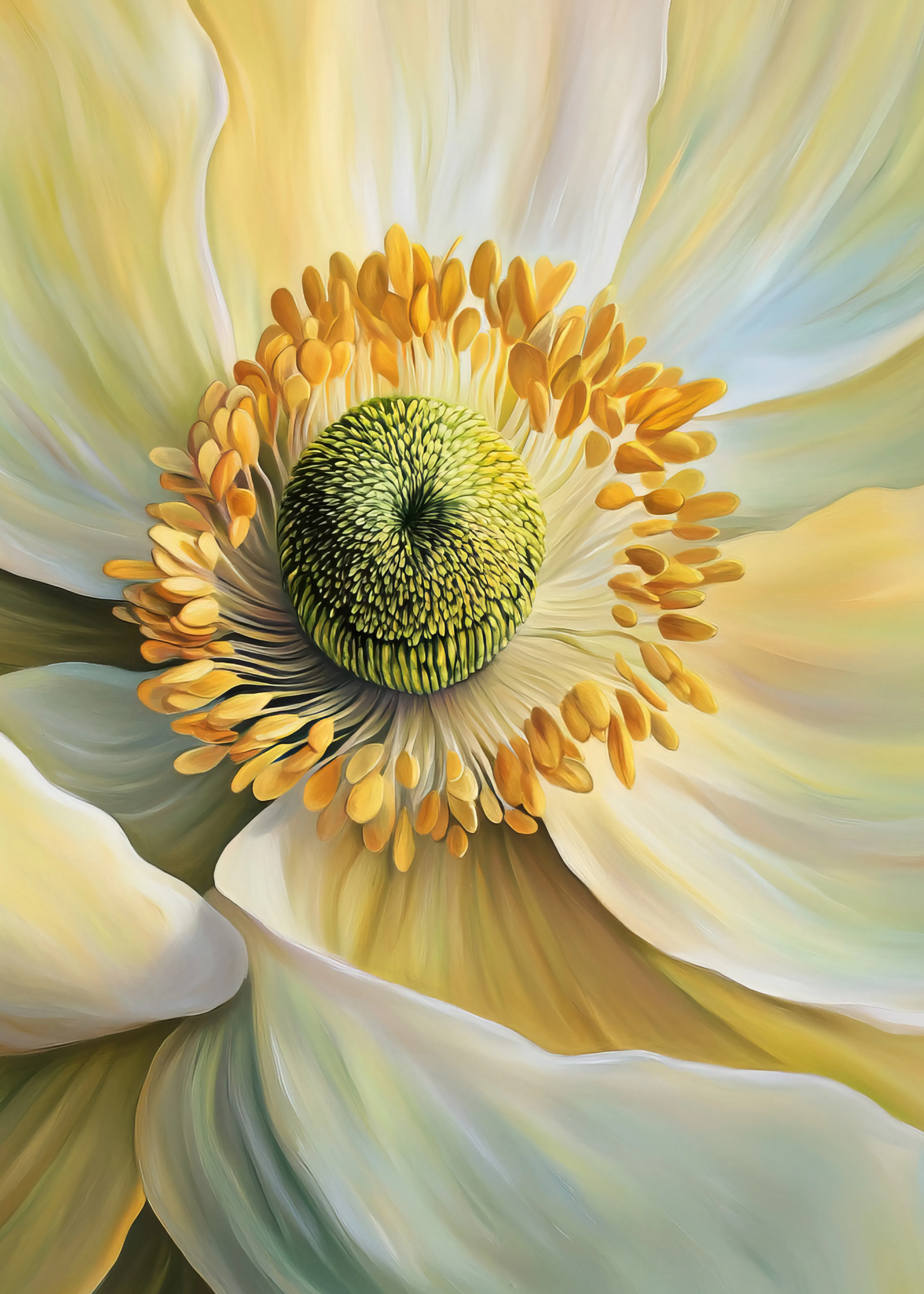 Yellow Radiant Bloom Poster 0