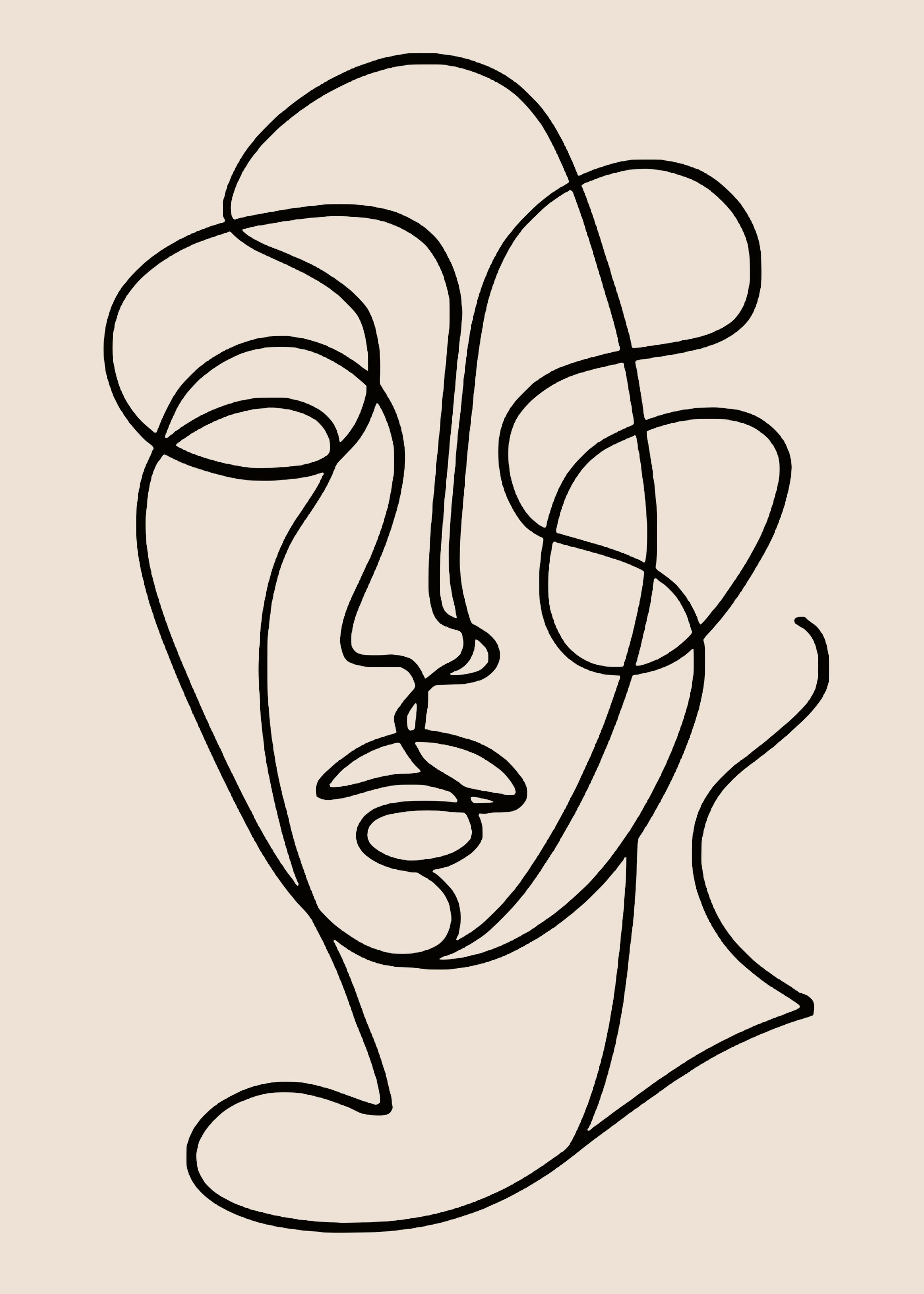 Viso Beige Caldo Poster 0