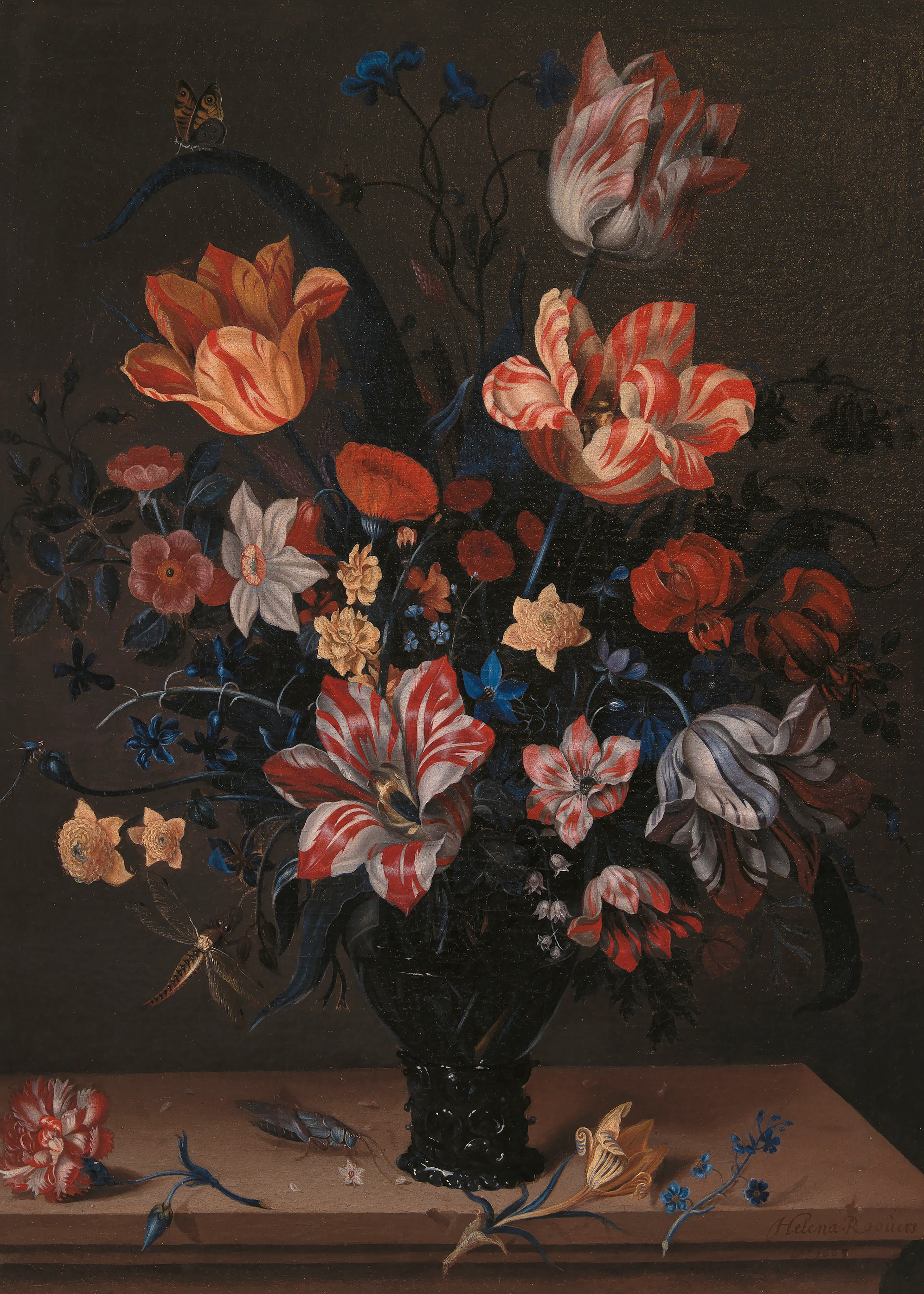 Dark Floral Poster 0