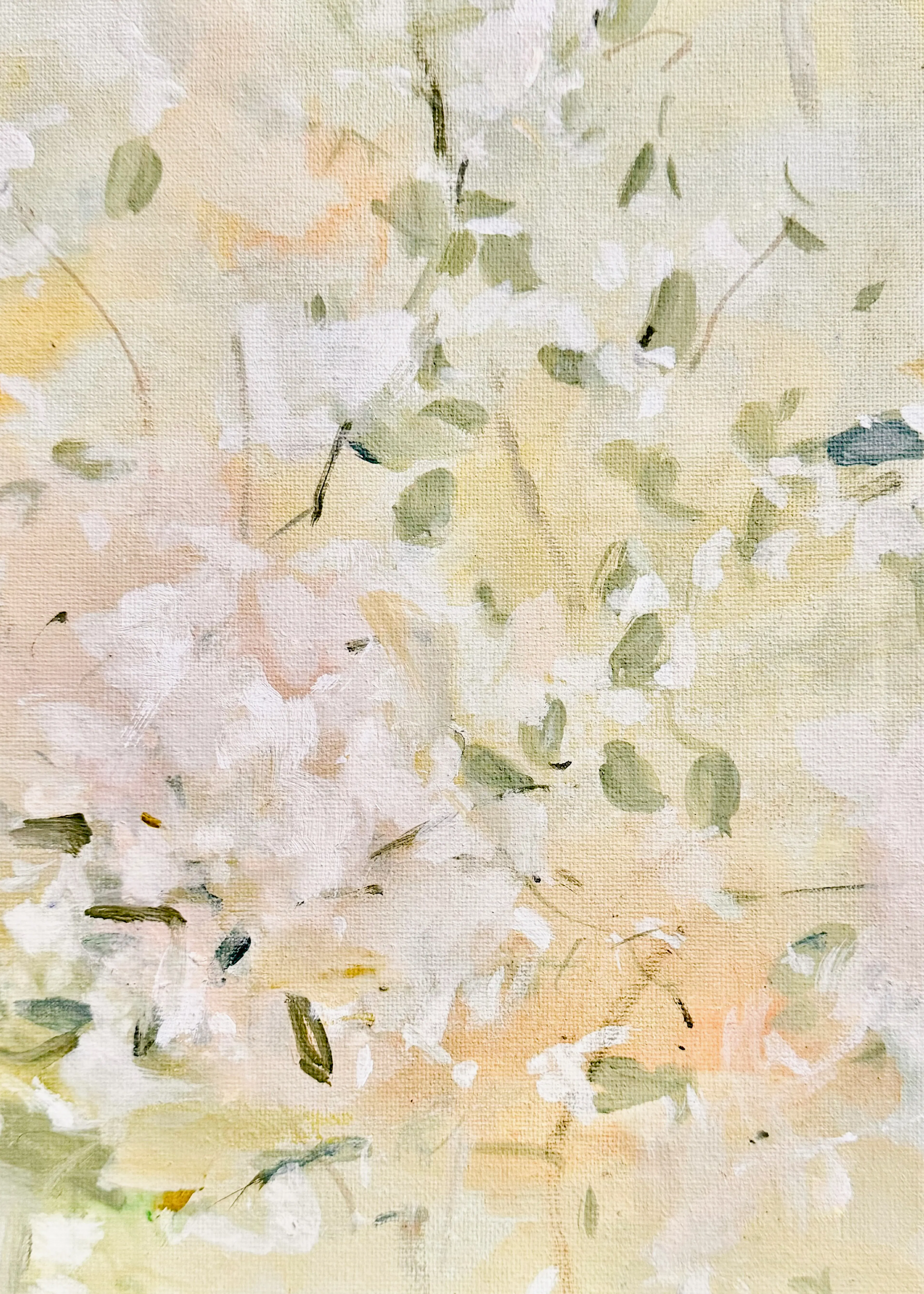Muted Peach Floral Poster 0