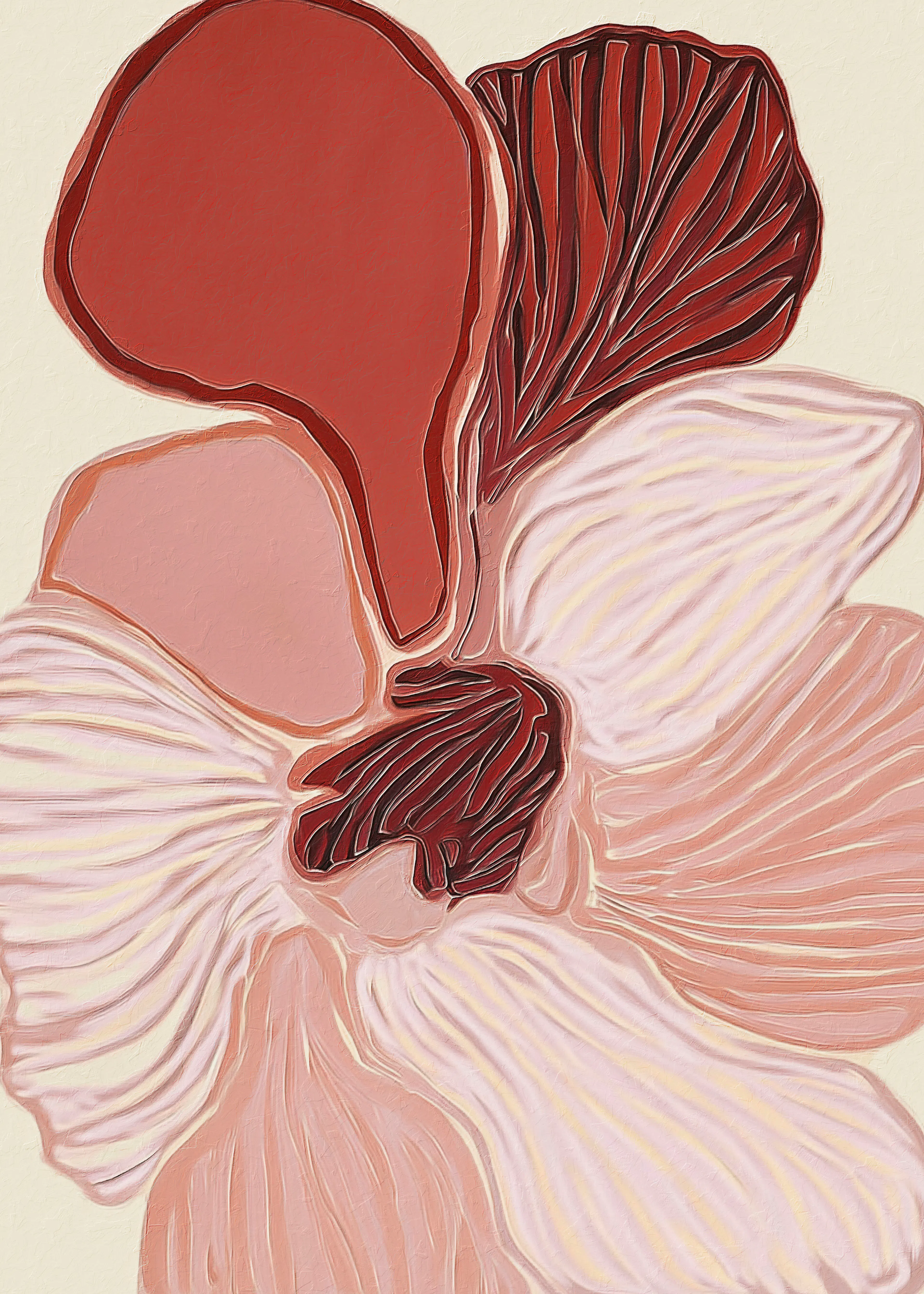 Rust Earthy Bloom Poster 0