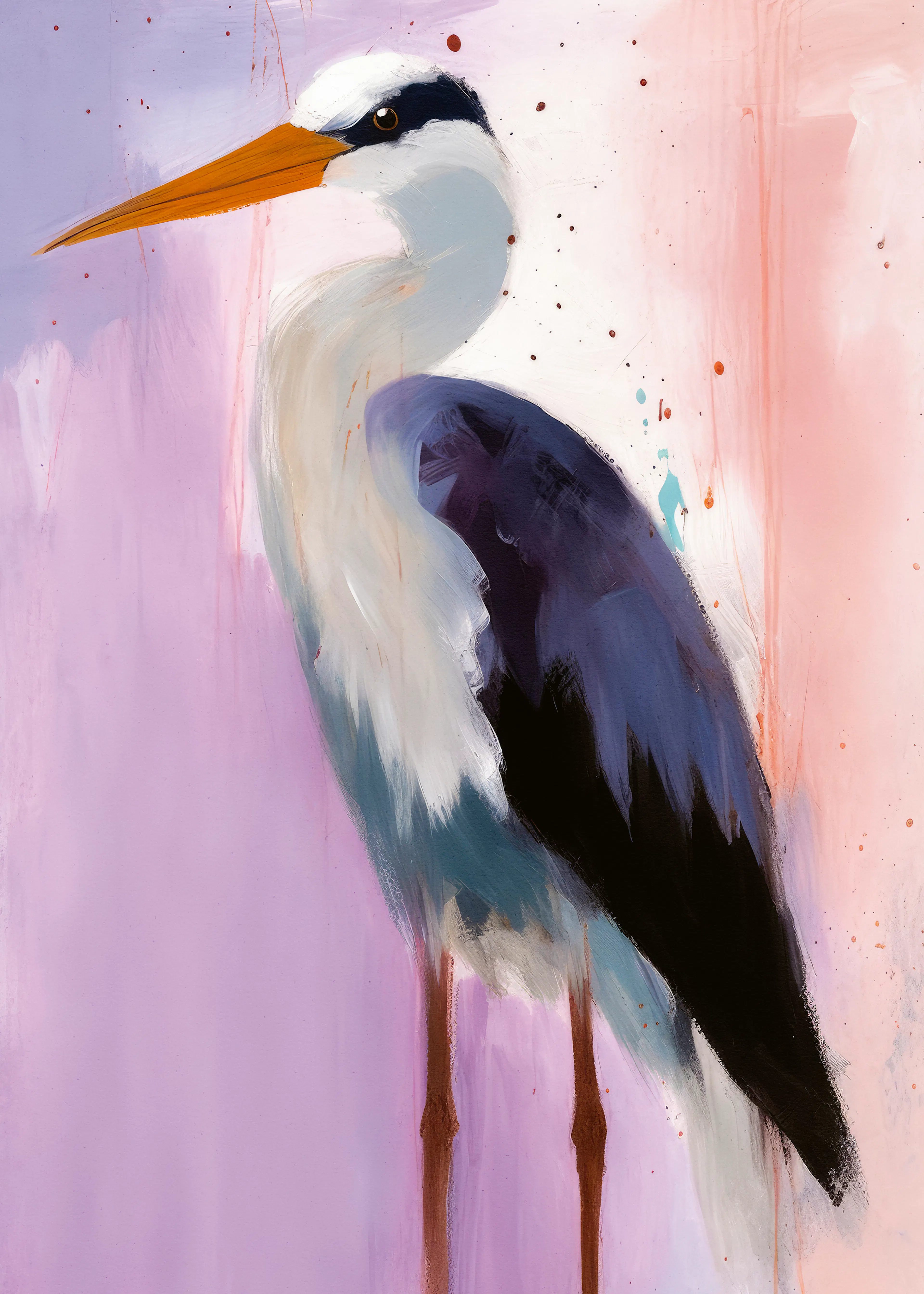 Graceful Heron Poster 0