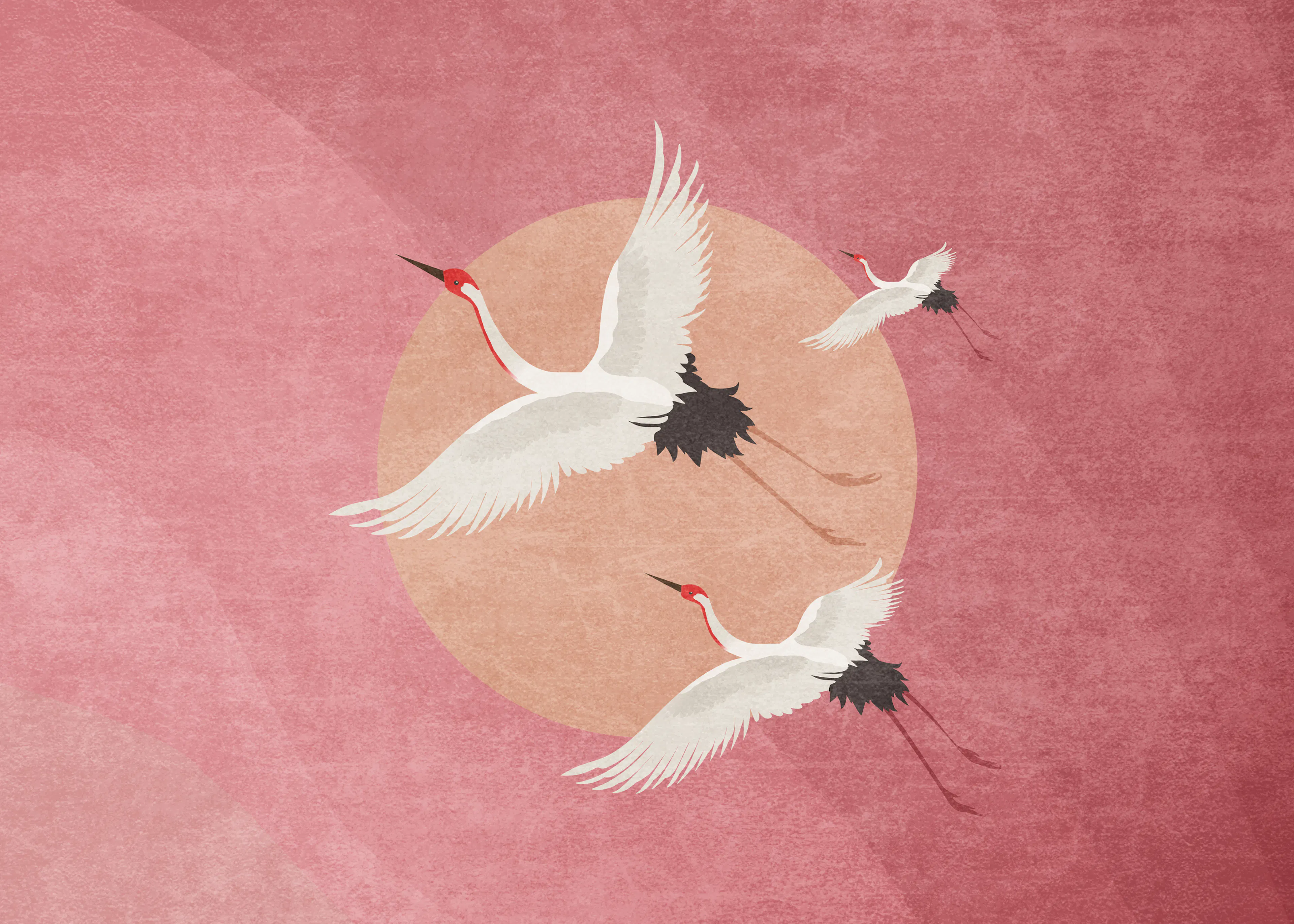 Pink Anmutiger Flug Poster 0