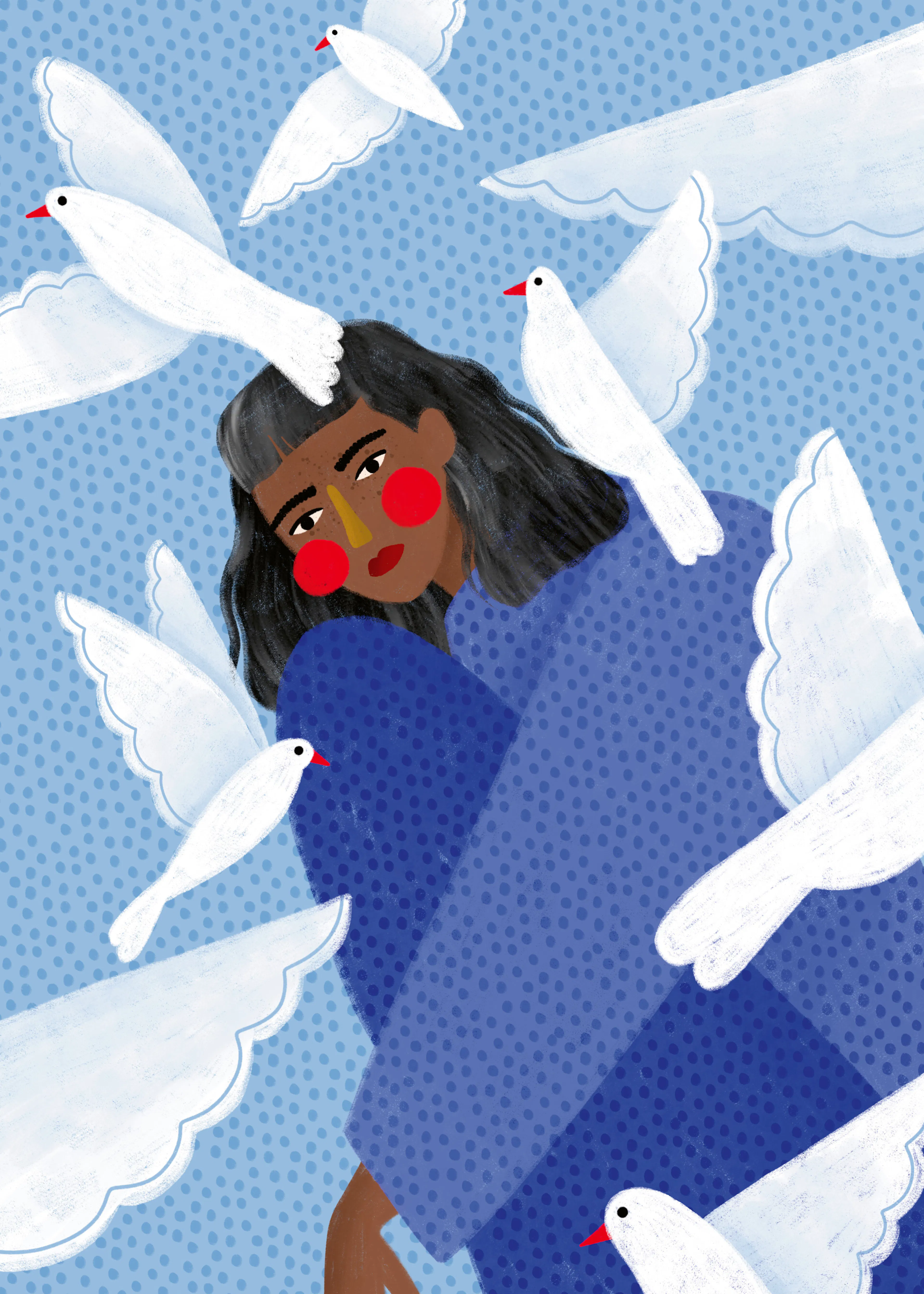 Vol Bleu de Liberté Poster 0