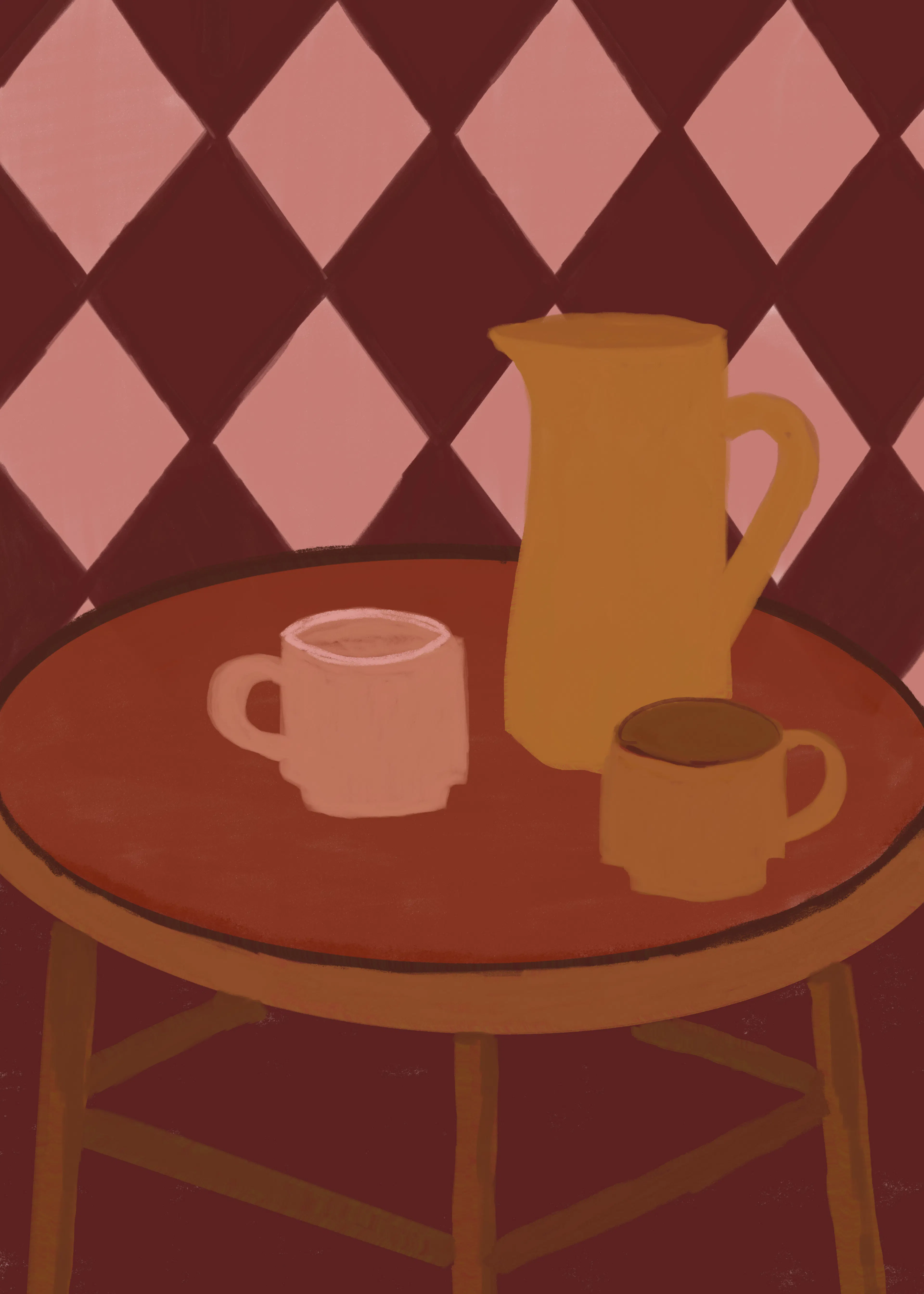 Brown Cozy Tea Time Poster 0